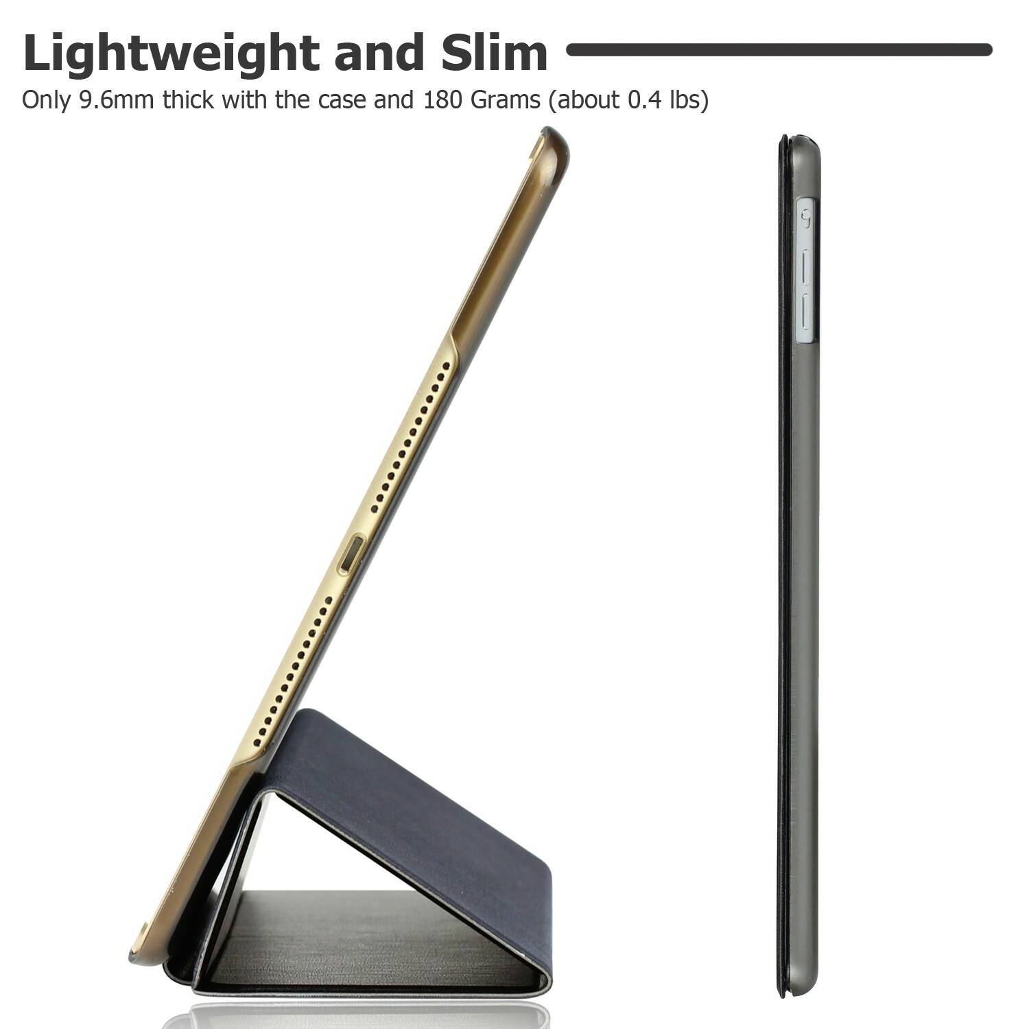 Slim Case For Apple iPad Mini 4 4th Generation Smart Cover with Auto Sleep/Wake