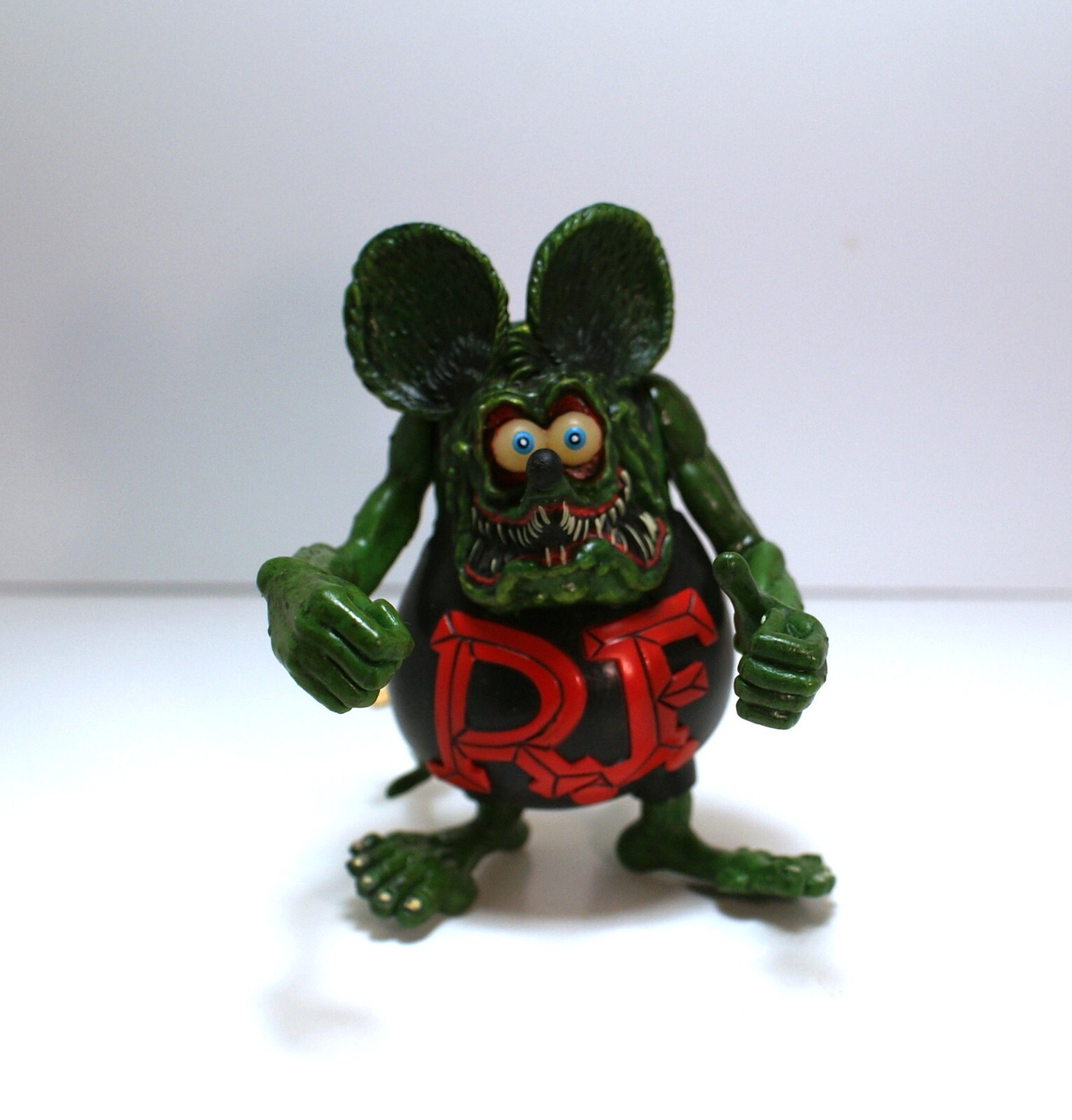Hard to find Rat Fink " Big Daddy" ED Roth PVC Action Figure Adult collectible