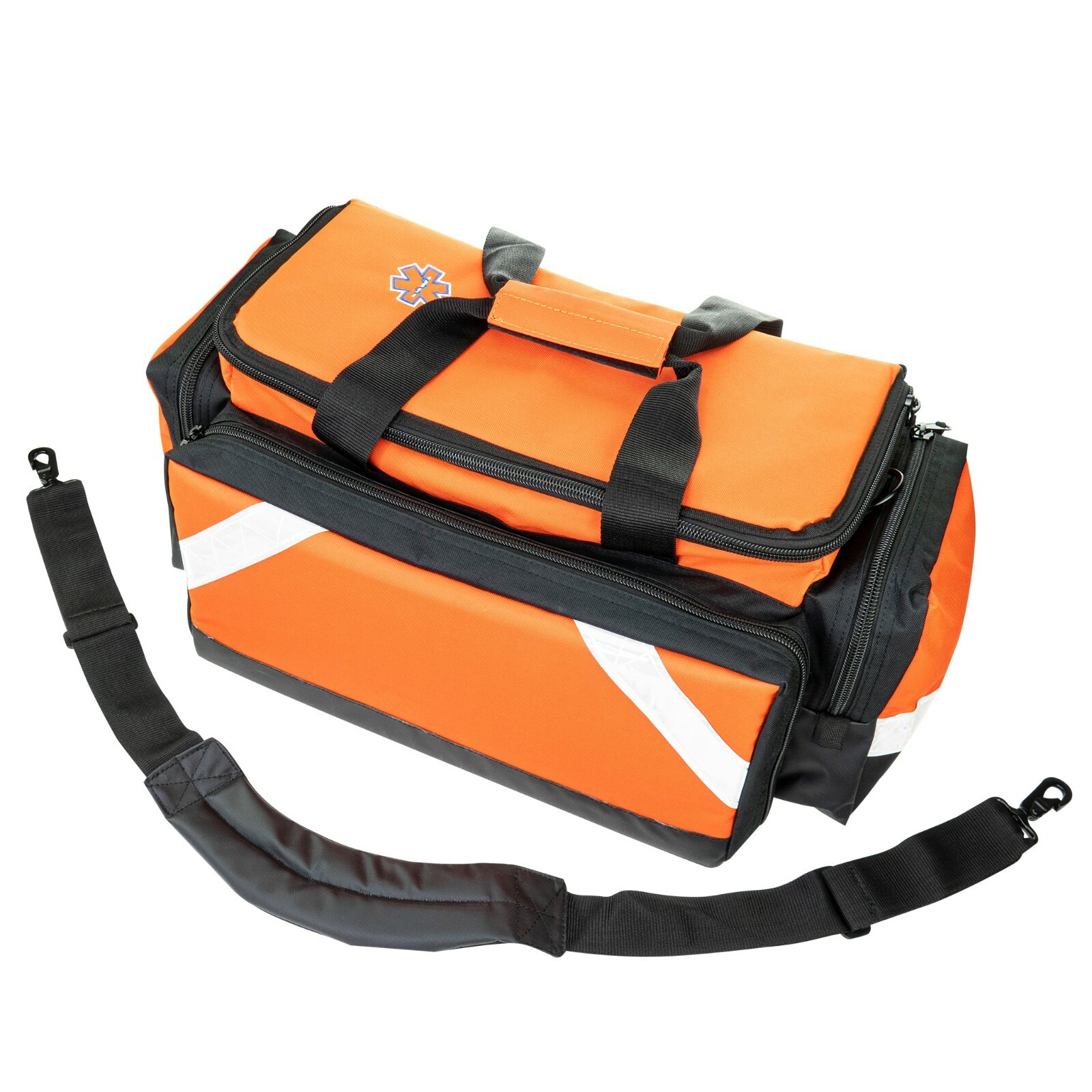 LINE2design Elite Trauma Bag - EMS EMT Paramedic with Reflective Trim - Orange