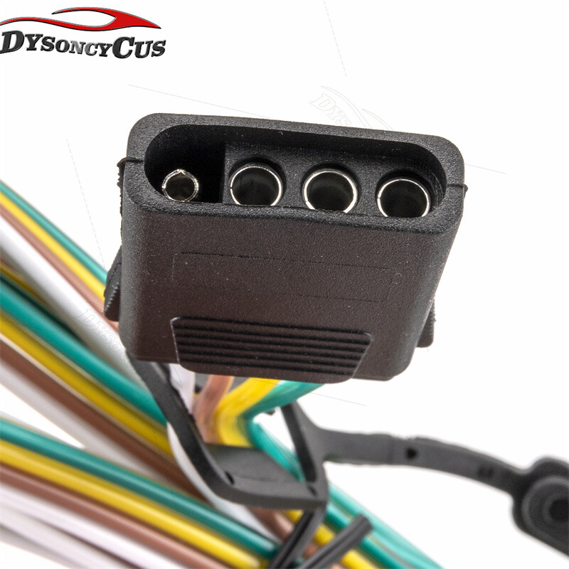 4 Way Trailer Tow Hitch Wiring Harness For Ford Bronco 21-2024 w/ LED Taillight