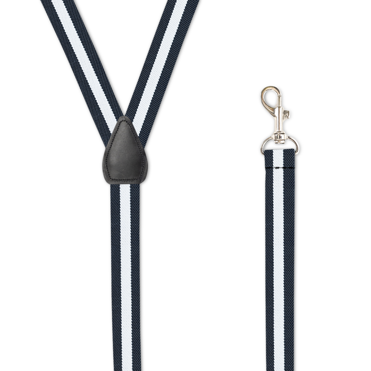 Men's Suspenders, Metal Snap-Ons, Belt Loops, Y Style, Many Colors, USA-made