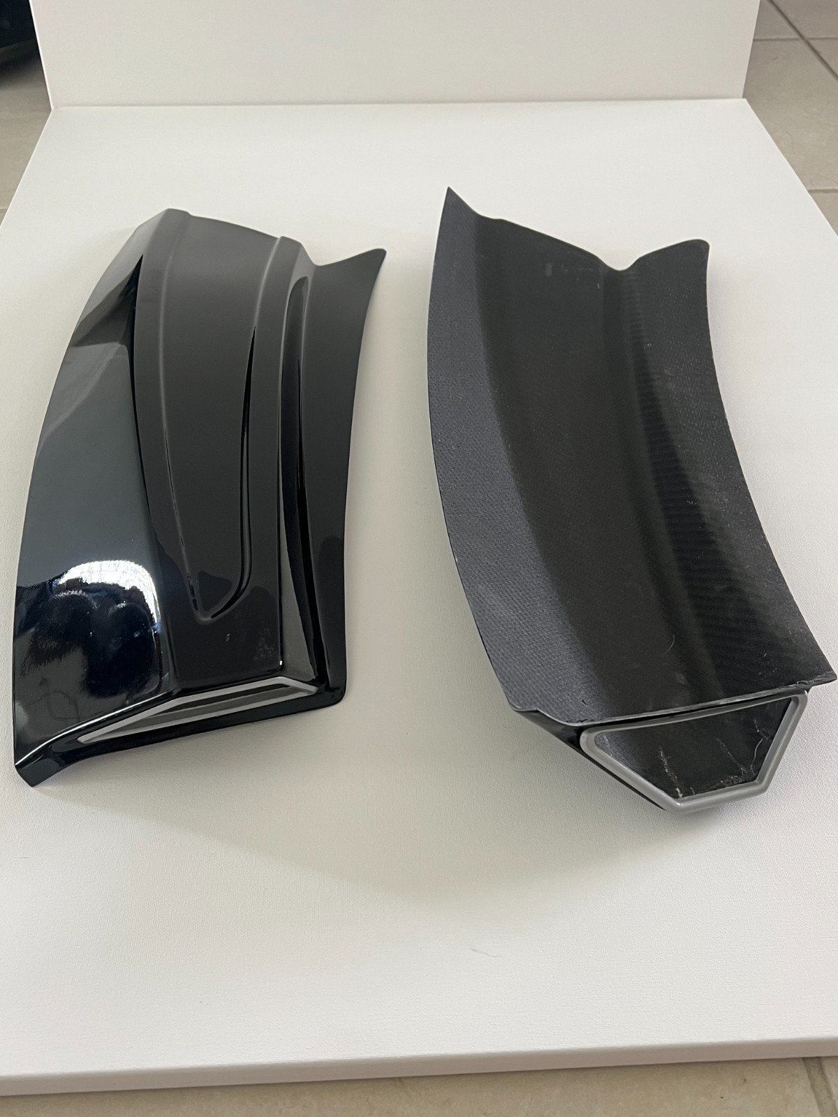 Mercury V8 Carbon Fiber Air Scoops 300R, 450R, and 500R custom with larger intak