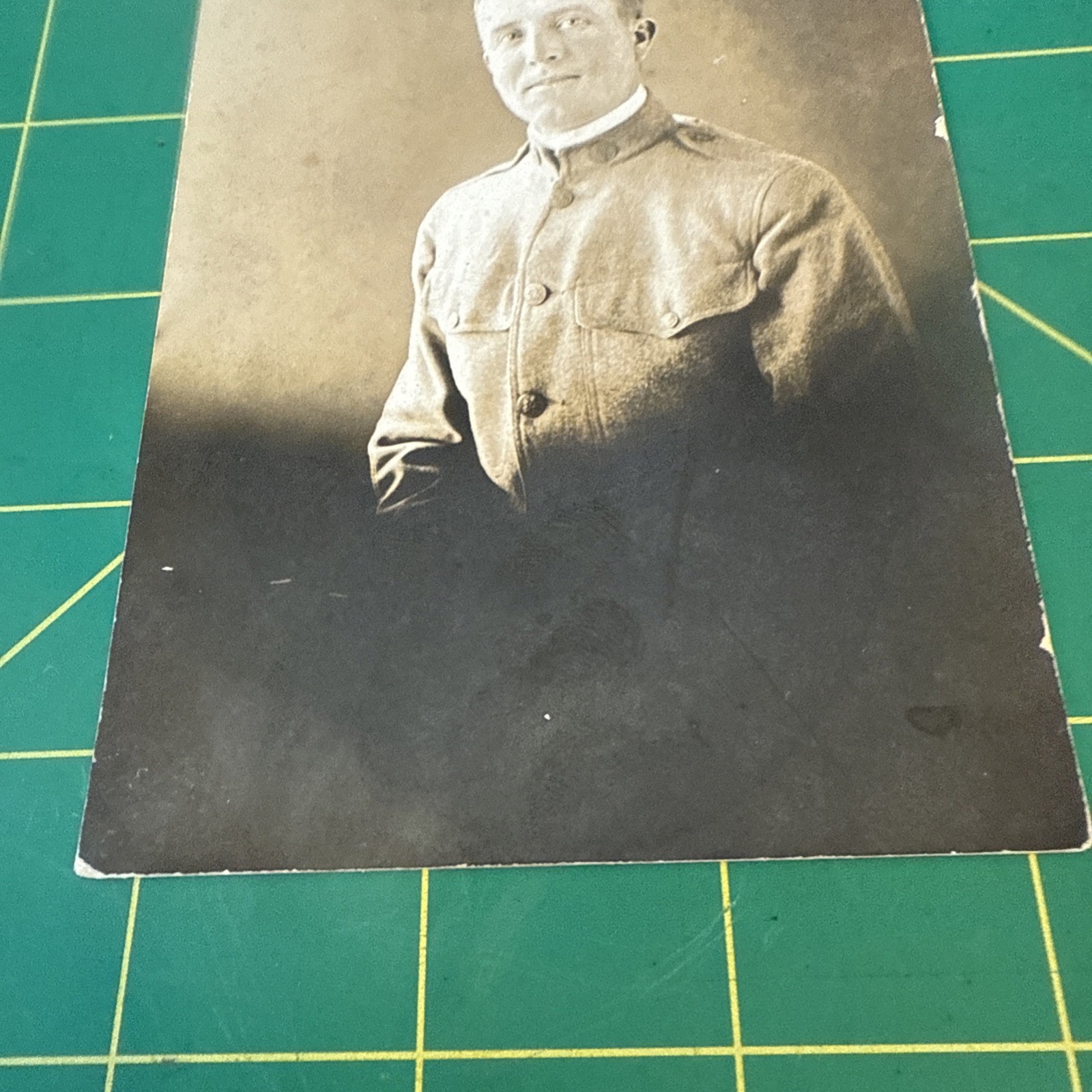 WW1 Photo Postcard Named RPPC