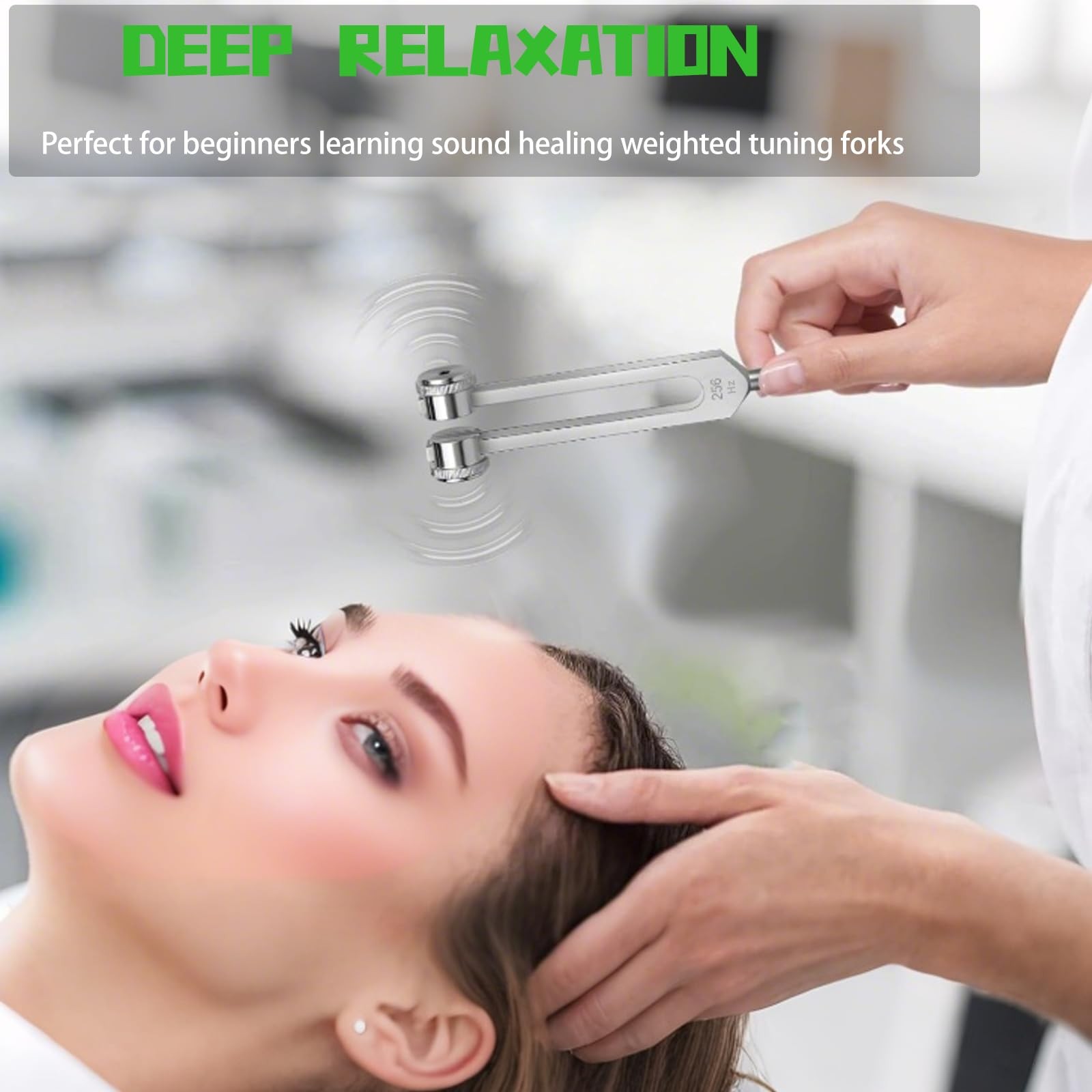 Tuning Forks for Healing Set, Includes 128Hz, 256Hz, 512Hz Tuning Forks with ...