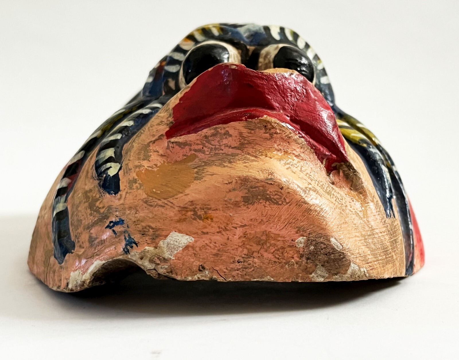 MEXICAN GUERRERO WOOD SHRIMP LOBSTER MASK DIA DE MUERTOS DAY OF DEAD CARNIVAL