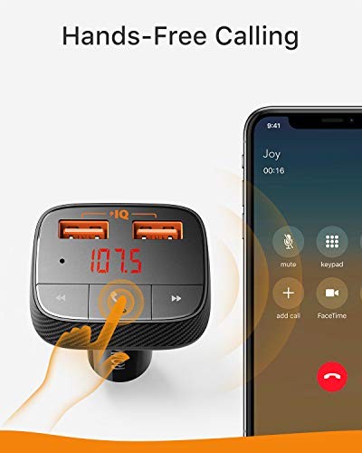 ROAV ANKER ROAV SMARTCHARGE F0 BLUETOOTH FM TRANSMITTER R5113 - BLACK