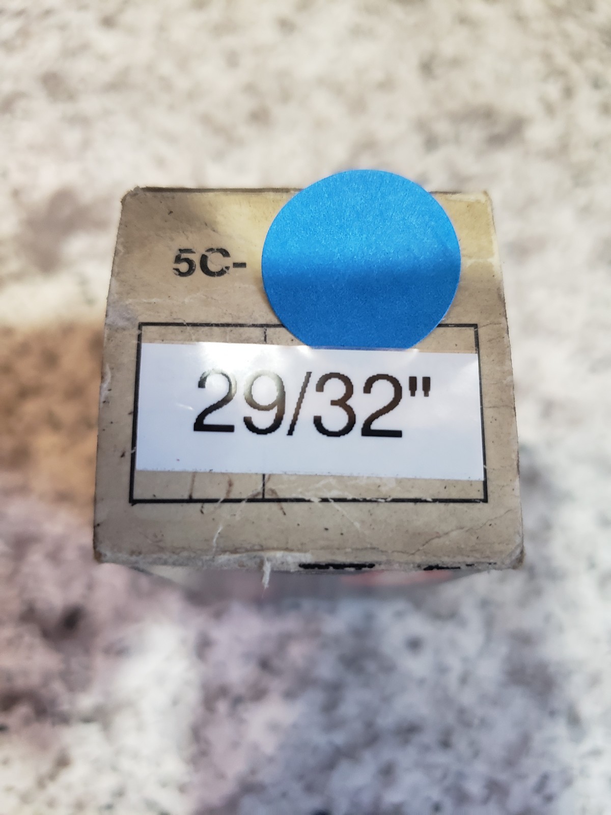 32 MHC 5C Collet Set Fractional 1/16" to 1 -1/16" W/ Internal Threads