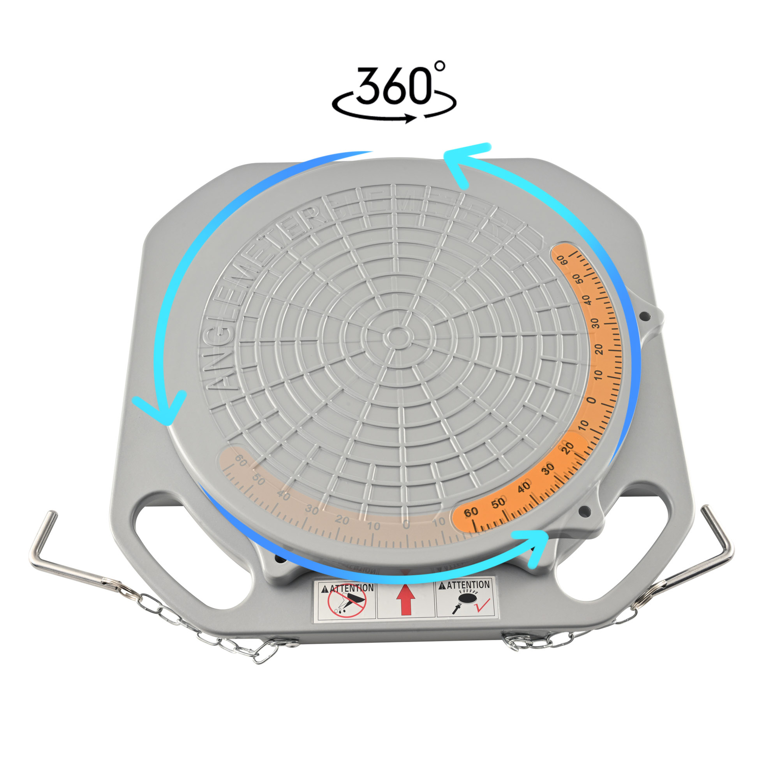 360° Rotating One Pair Aluminum Turntable Wheel Alignment Turn Plate Table 5 Ton