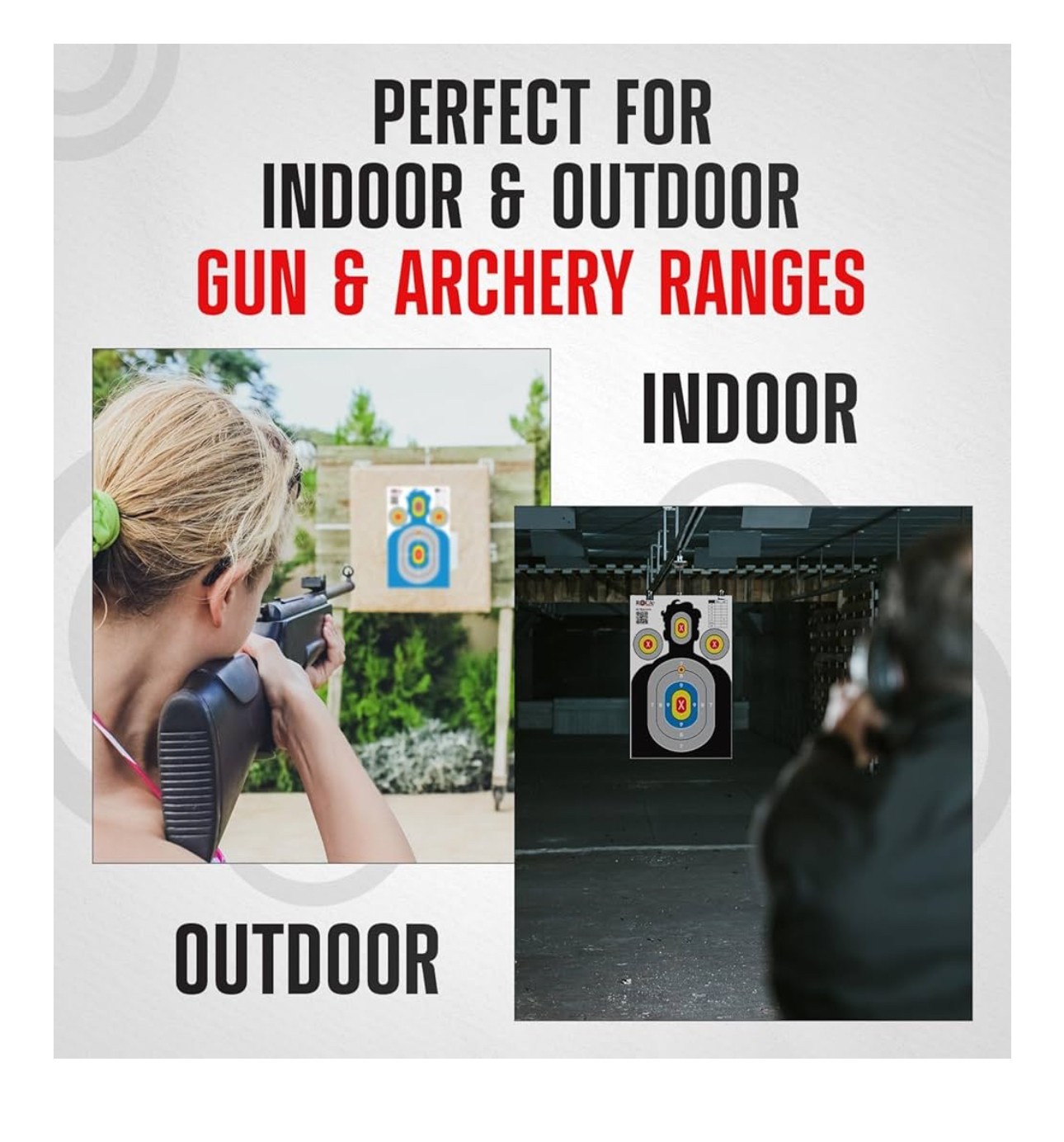 Target, Splatter Target, Reactive Target, Target Impact Burst LG 18"x24 " 10 Pk