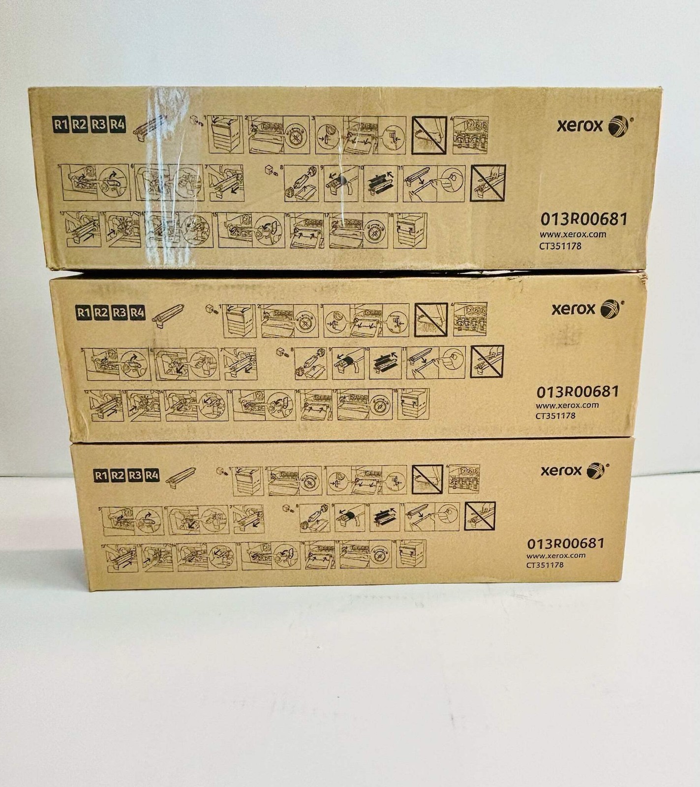 3 Open Seal Genuine Xerox AltaLink C8130,C8135,C8145 Drum Cartridge 013R00681