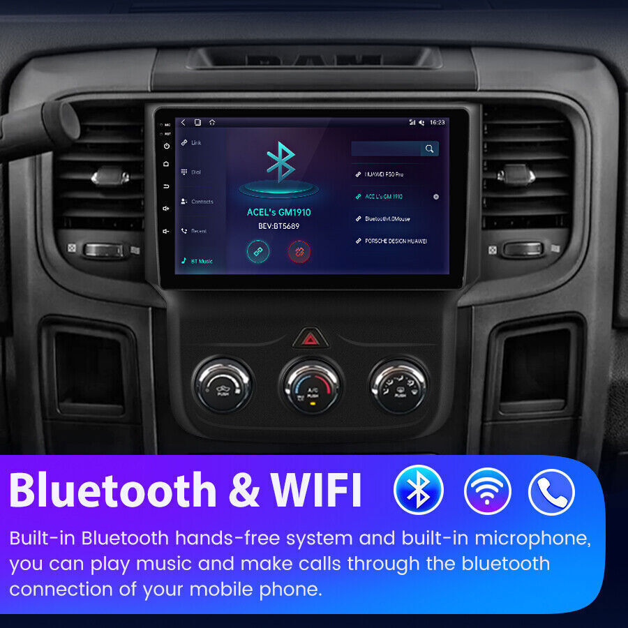 Car Radio Apple Carplay For 2014-2018 Dodge Ram 1500 2500 3500 Stereo 2016 2017