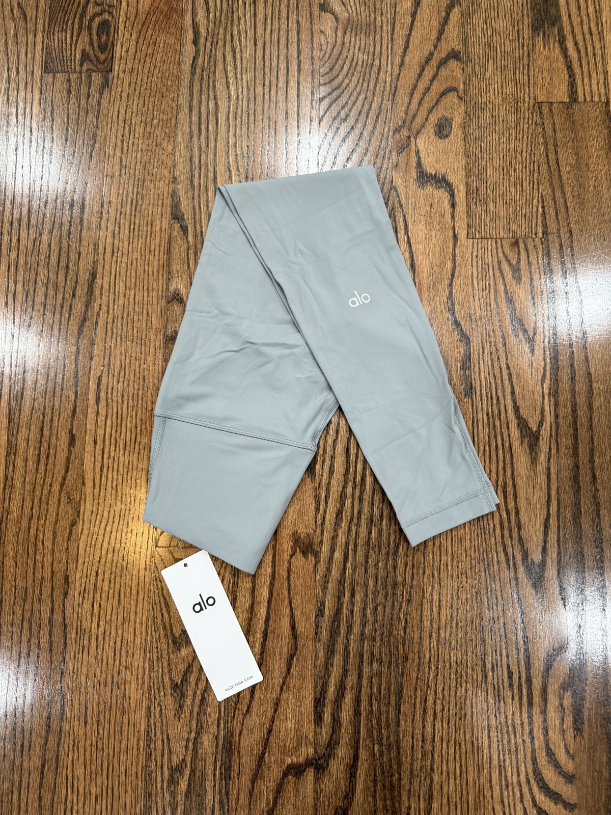 ALO Yoga High Waist Alosoft Leggings GRAY - Size SMALL