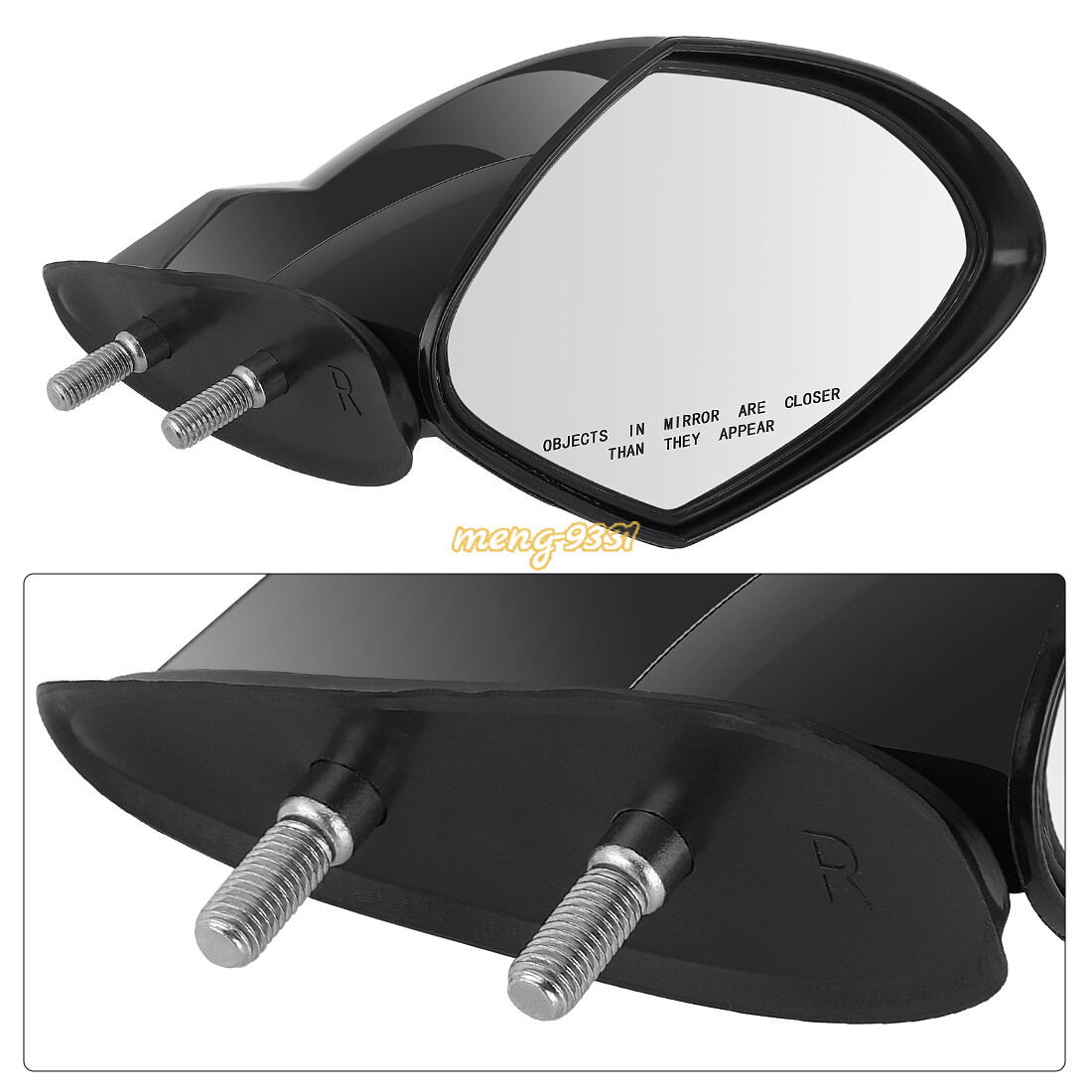 2 Rear View Mirror for Yamaha 2005-2009 WaveRunner VX1100 Deluxe Cruiser Sport