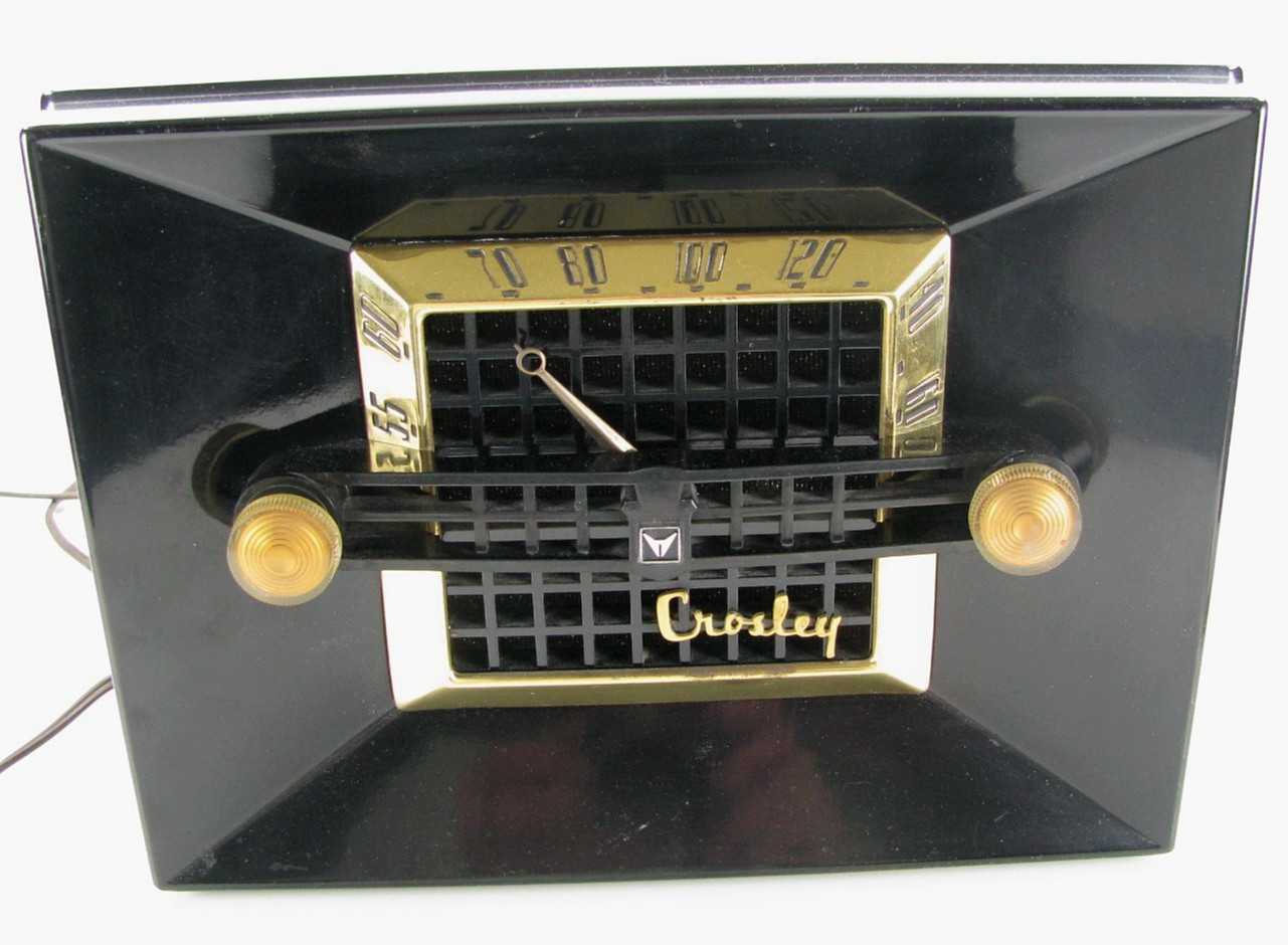 Vintage 1950s Crosley AM Tube Table Radio Model 11-106U ? For Parts or Repair