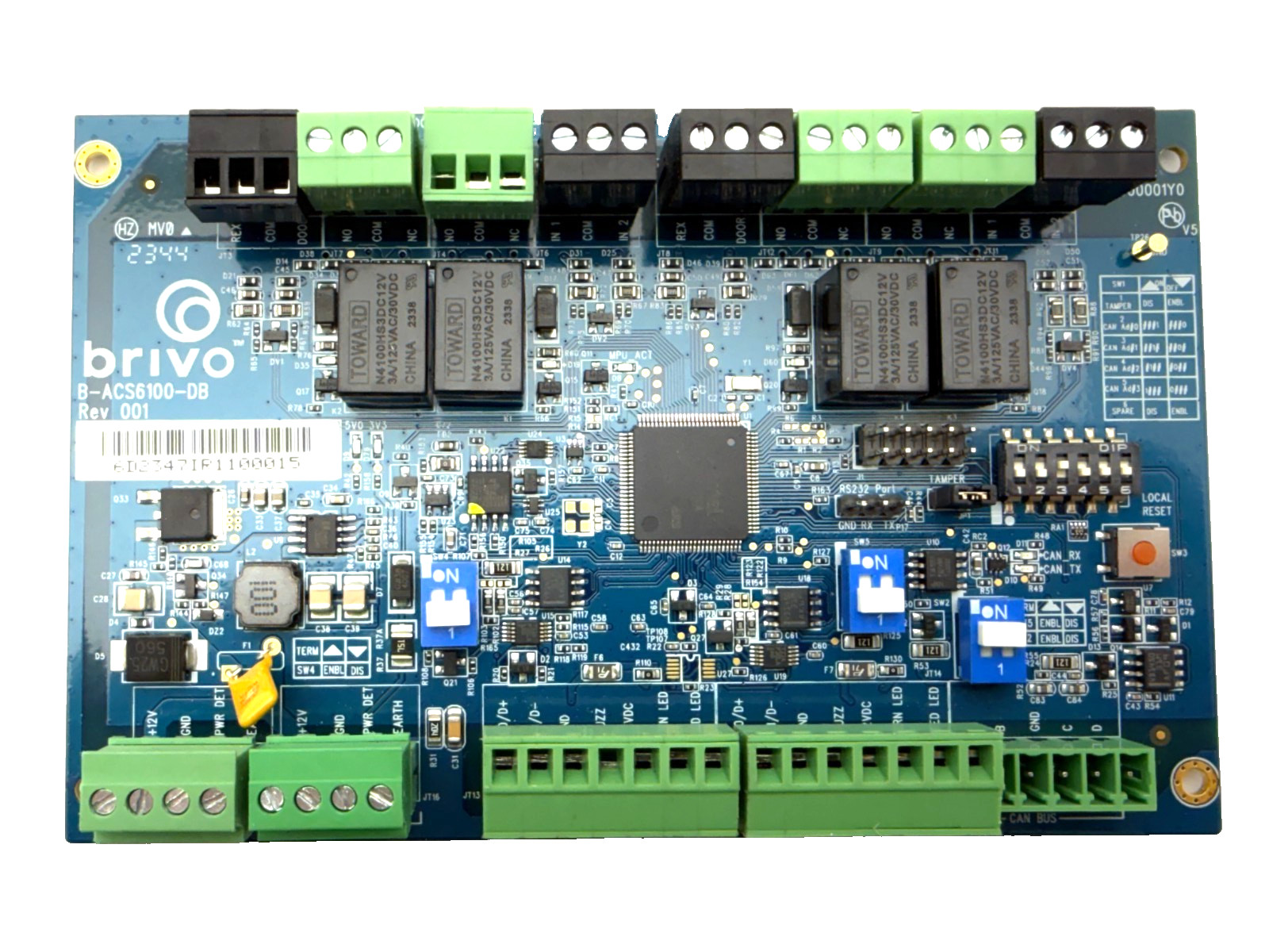 Brivo B-ACS6100-DB Two Reader Expansion Board with OSDP