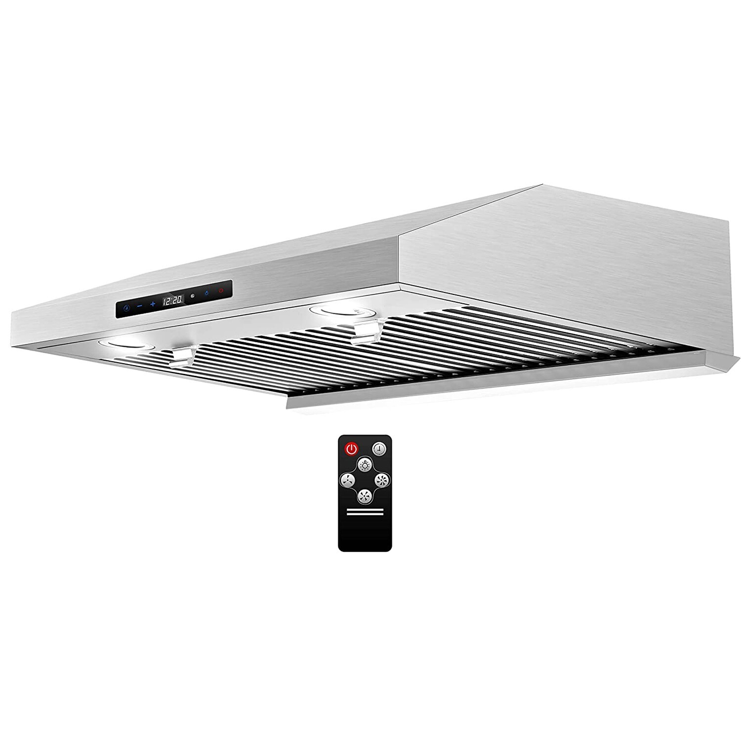 800CFM 30 inch Under Cabinet Range Hood 3-Speed Remote Touch Control w/LEDs New