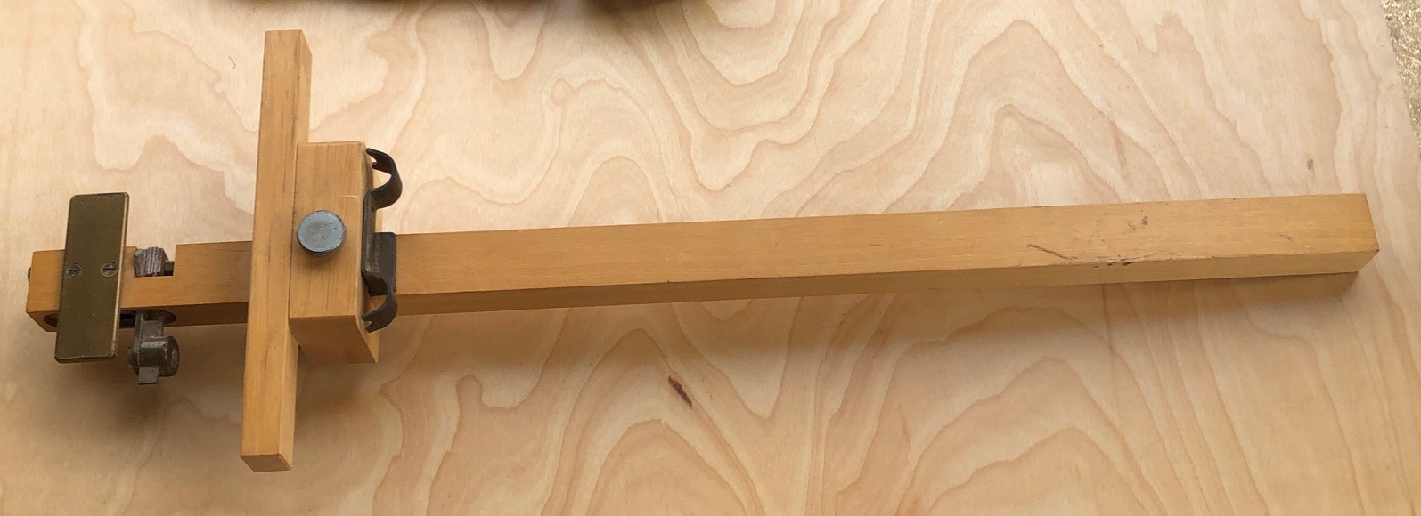 ULMIA OTT PURFLING CUTTER AND PANEL SLITTING GUAGE MADE IN GERMANY