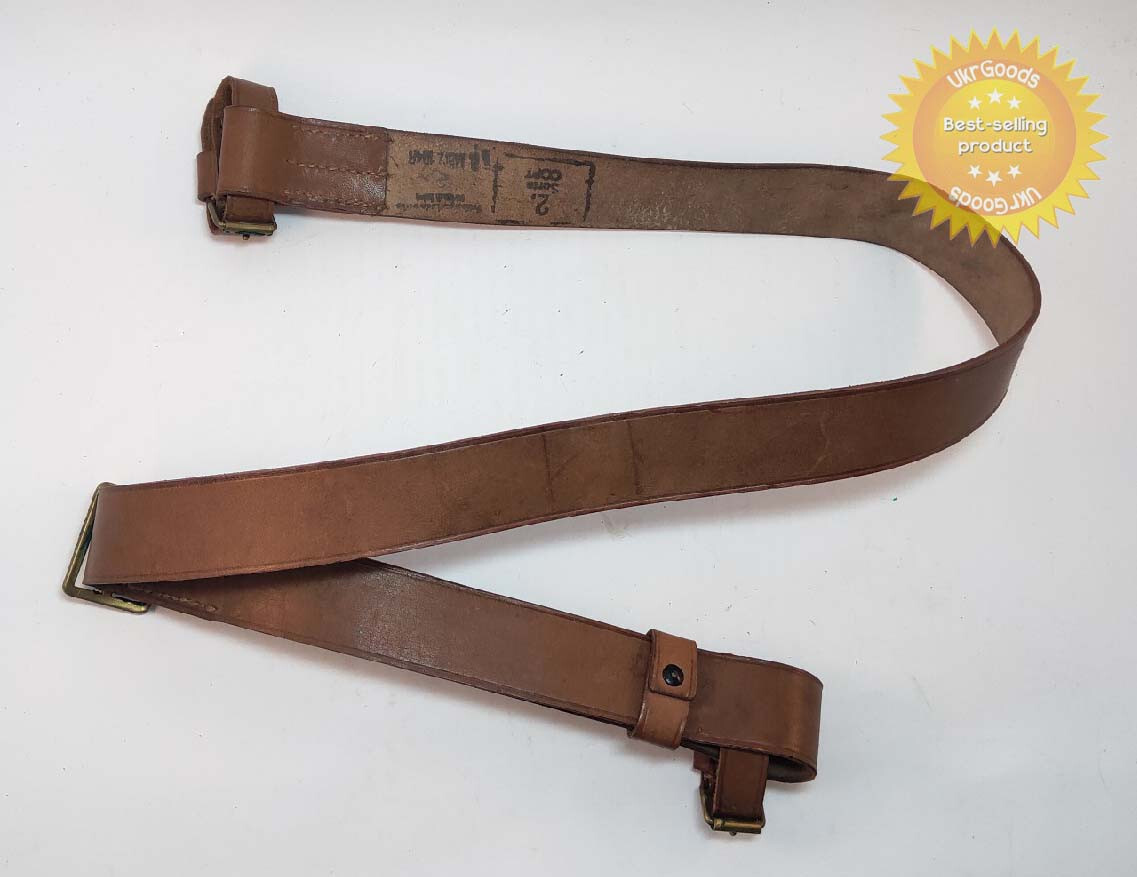 Mosin Nagant Rifle Carry Sling Rare Dated Leather Original Soviet USSR Germany