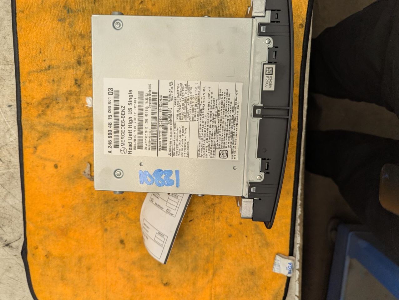 Audio Equipment Radio 156 Type GLA250 Radio Fits 15 MERCEDES GLA-CLASS 807438