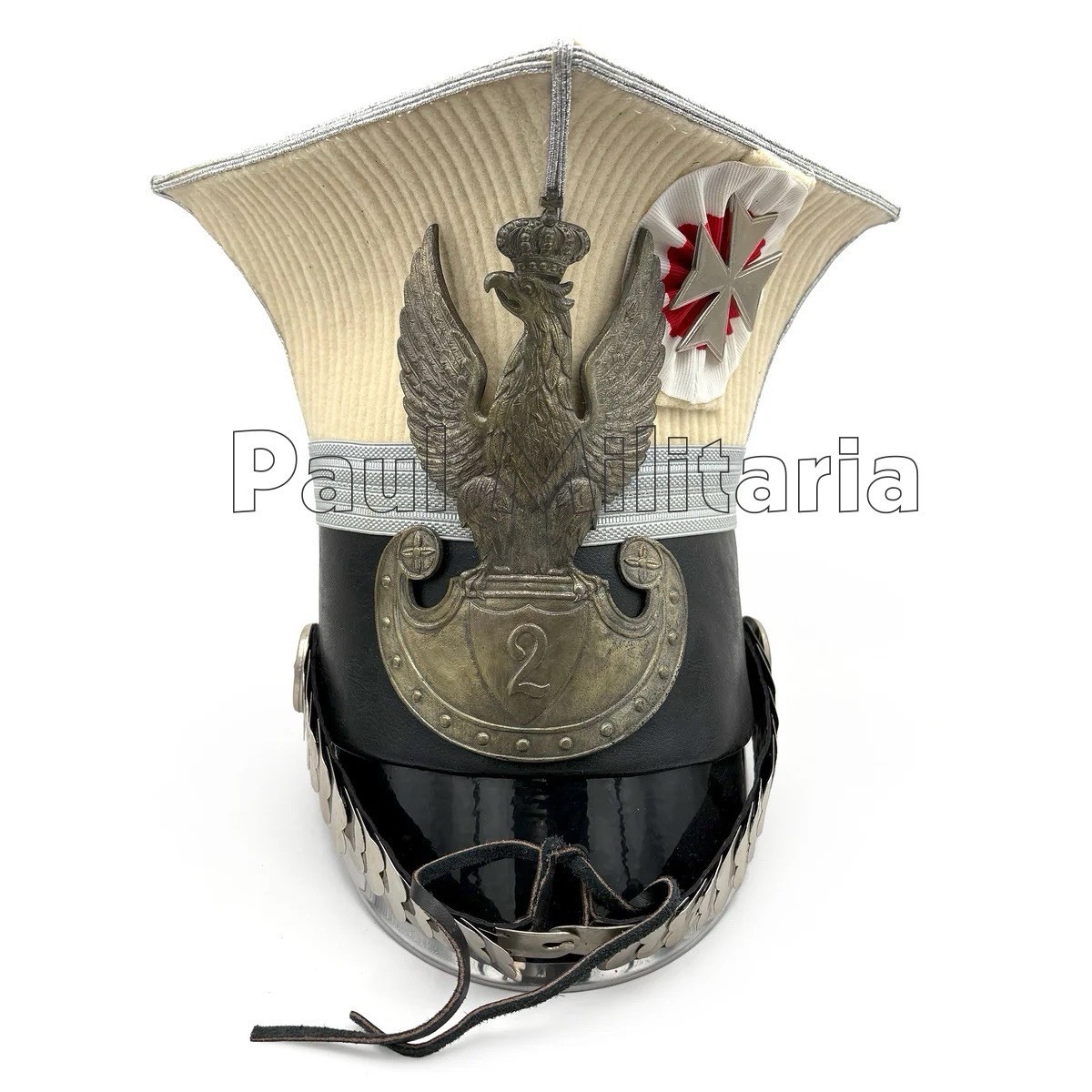 Napoleonic White Czapka 2nd Uhlan Regiment, Kingdom of Poland