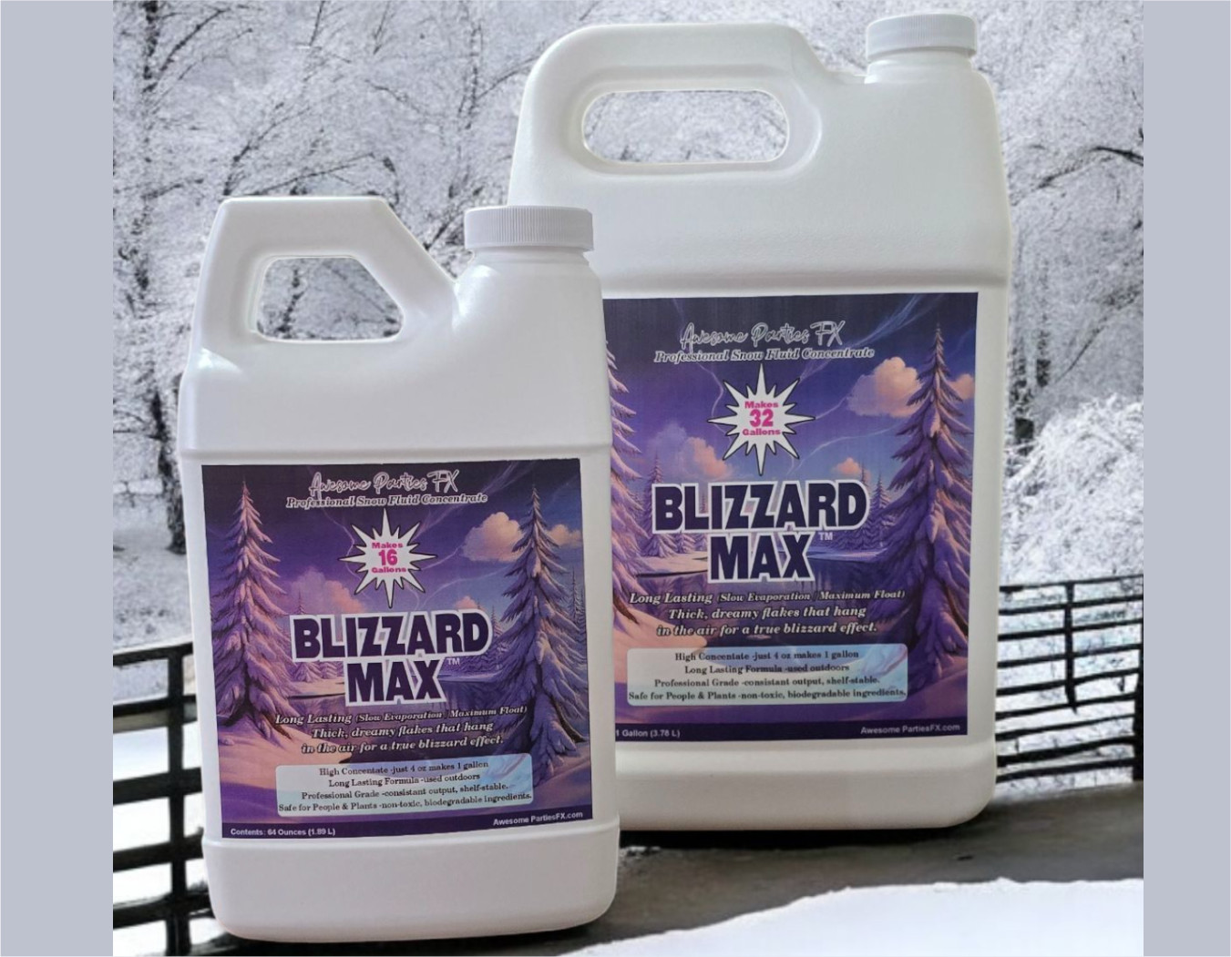 Snow Machine Fluid Concentrate -1 Gallon makes 32 gallons, that's $4.03 a gallon