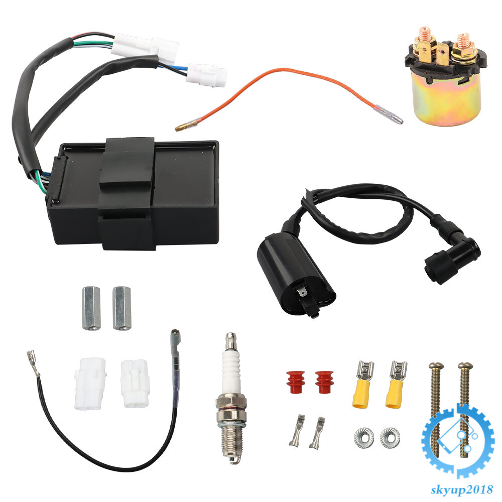 CDI Box Ignition Coil Relay spark plug for Kawasaki Bayou 300 KLF300C 4x4 88-04