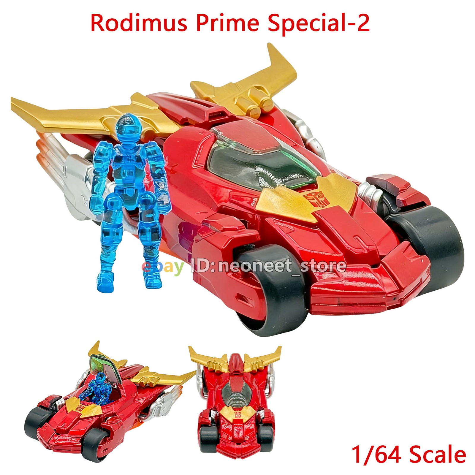 Transformers 1/64 Car Model Hot Blokees Wheels Blind Box Rodimus Prime Specia 2