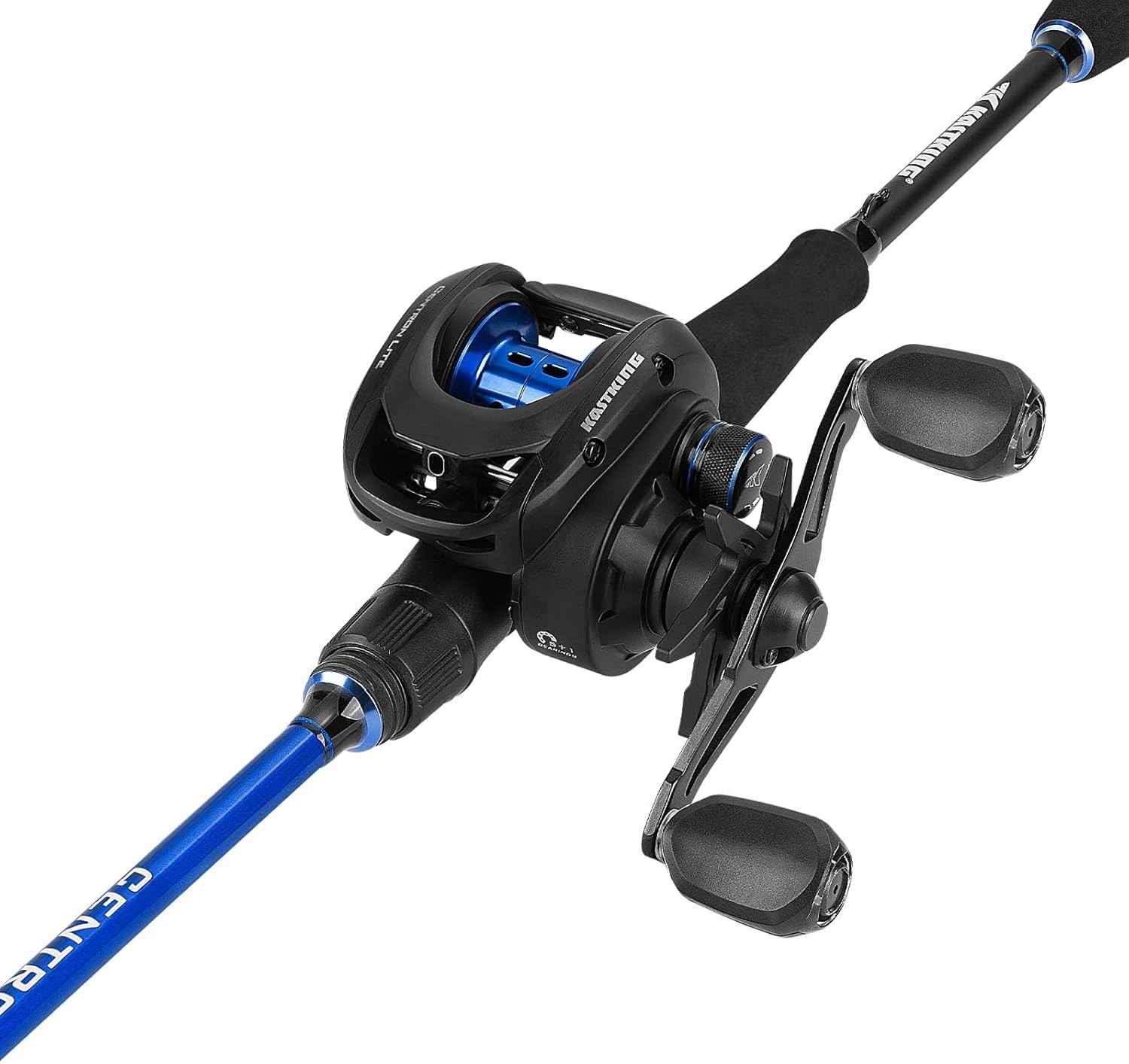 KastKing Centron Fishing Rod and Reel Combo, Spinning & Baitcasting Combos,