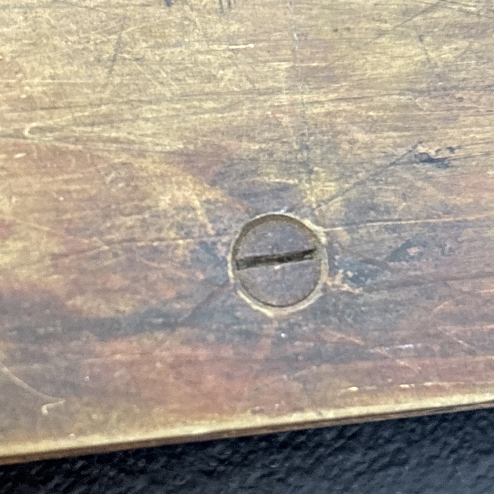 Letterpress Printer Block Type Galley Tray Brass And Wood 24”X 8”