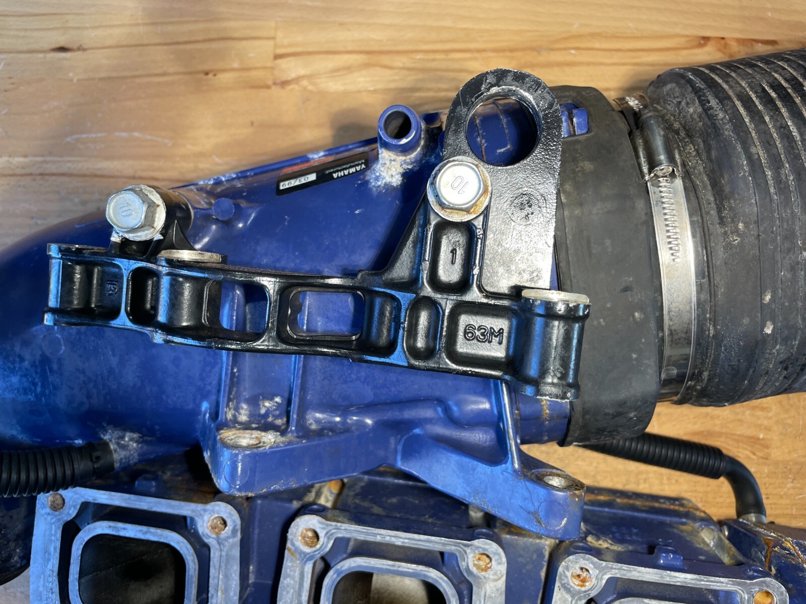 Yamaha 1999 SUV1200 65U OEM Complete Muffler Exhaust System Assy Fresh Water