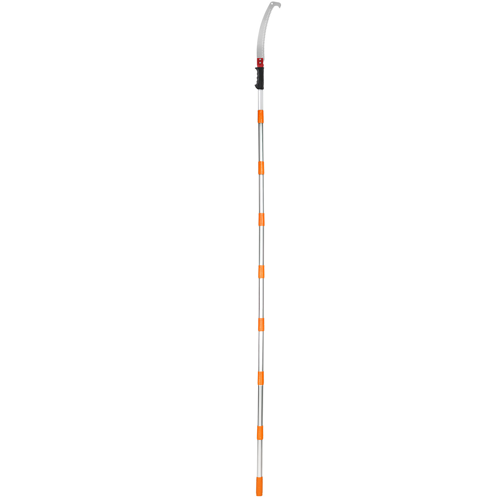 VEVOR Manual Pole Saw Extendable Tree Pruner 4.6-9.8 ft Aluminum Alloy Pole
