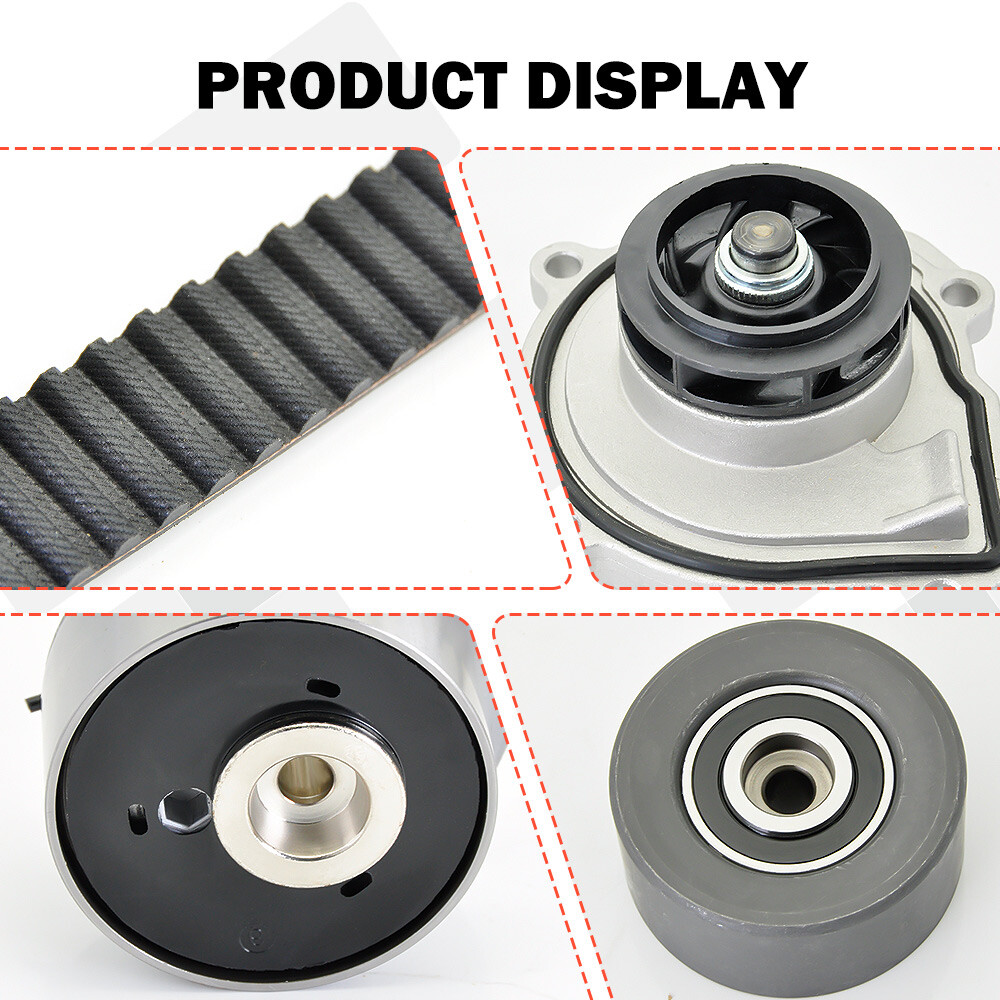 Timing Belt Kit+VVT Water Pump+Camshaft Gears for Chevy Aveo Sonic Cruze 1.6 1.8