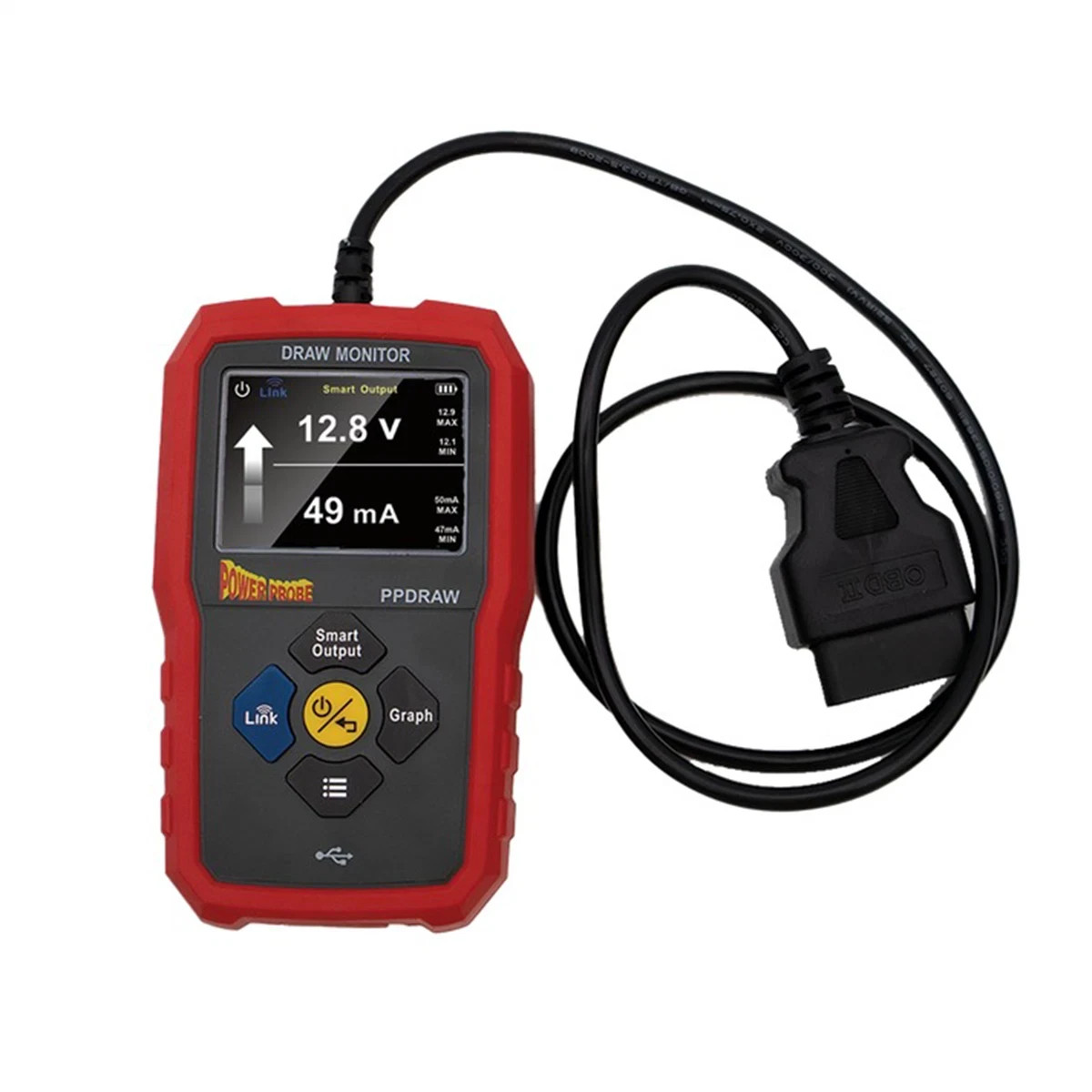 Power Probe PPDRAW Draw Monitor for Voltage, Leakage, Backup Power