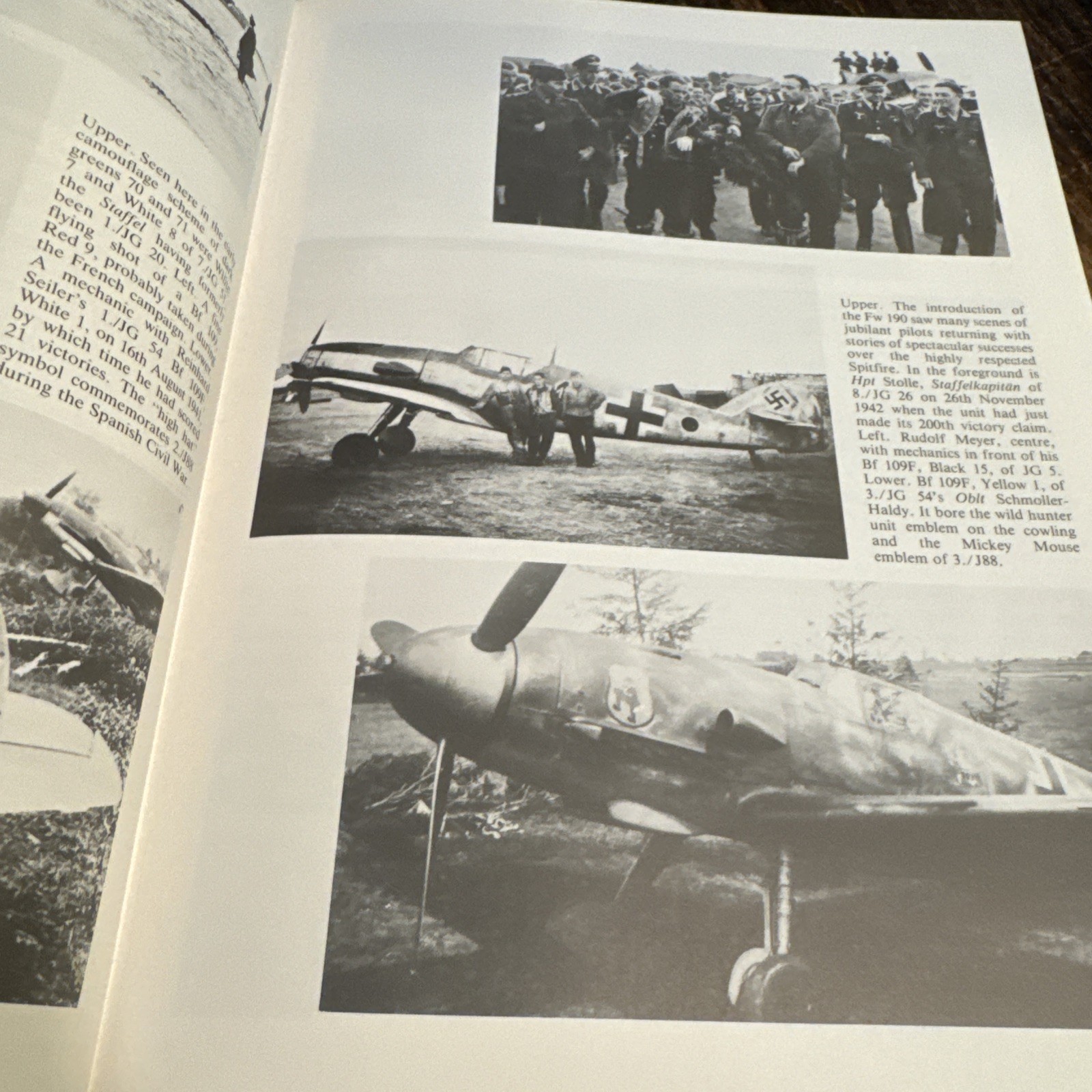 WW2 German Planes of the Luftwaffe Fighter Aces Vol 1 Hardcover Reference Book