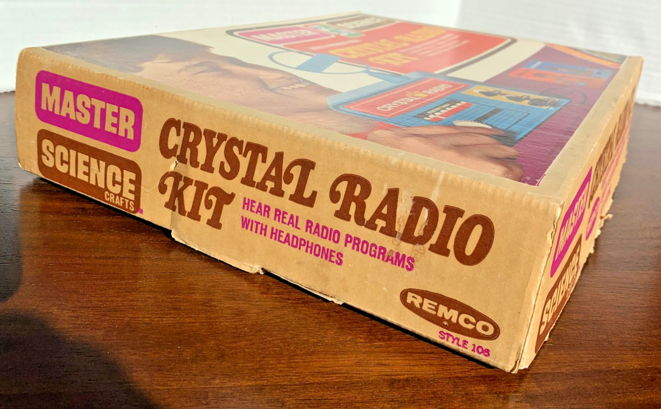 Vintage Original Master Science Crystal Radio Kit by Remco 1969 Toy