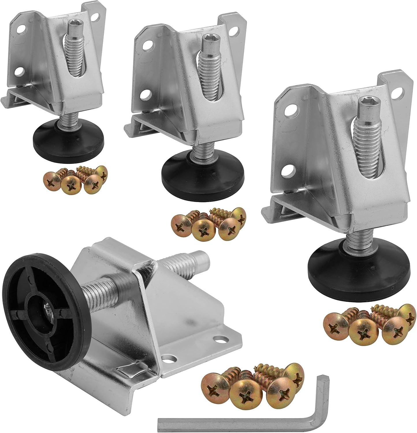 Heavy Duty Adjustable Leveling Feet Ideal for Desks, Tables, Shelving Units