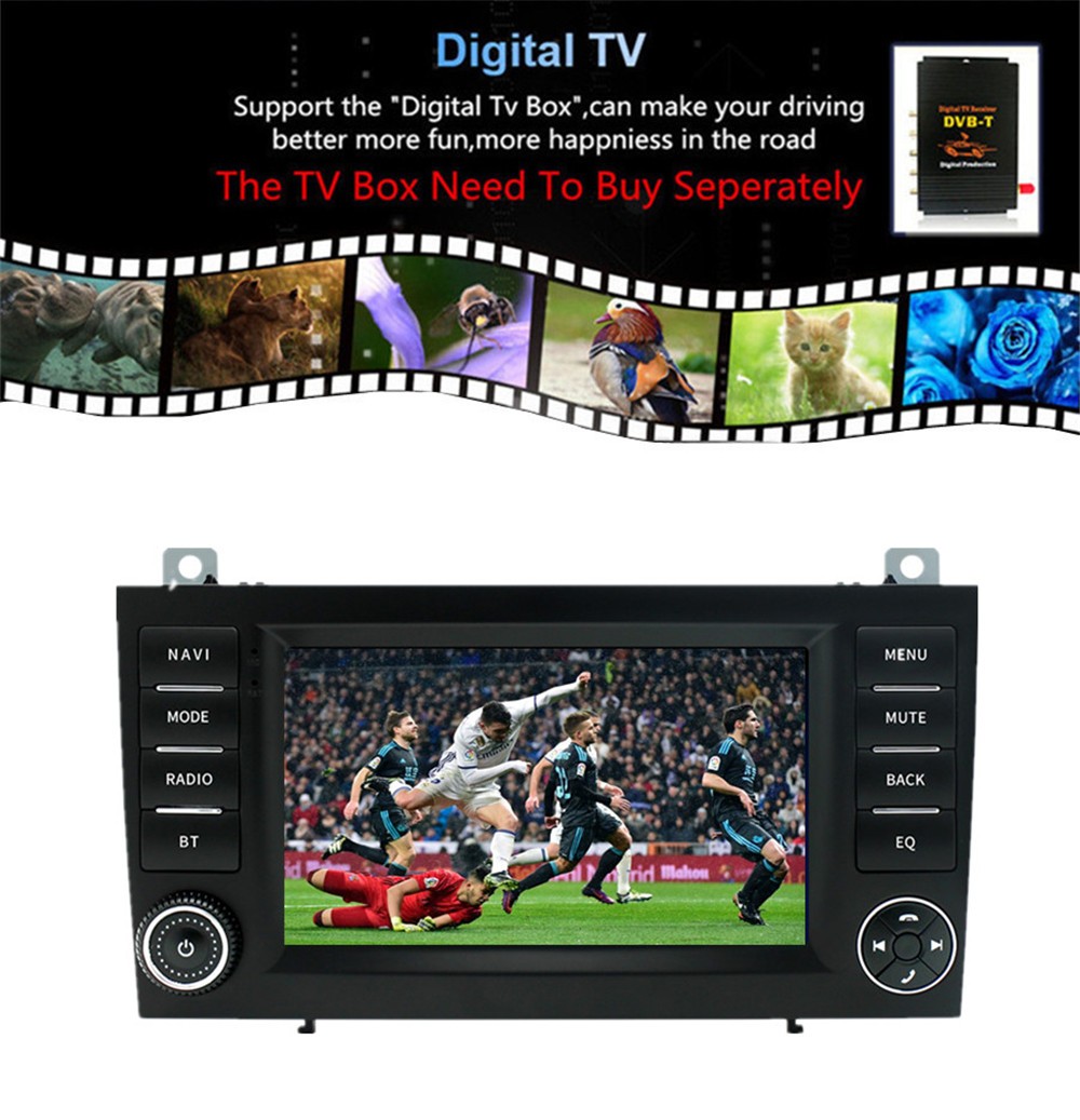 Android 14 Car Radio Player W/CAM Fit For Mercedes Benz SLK-Class R171 2004-2010