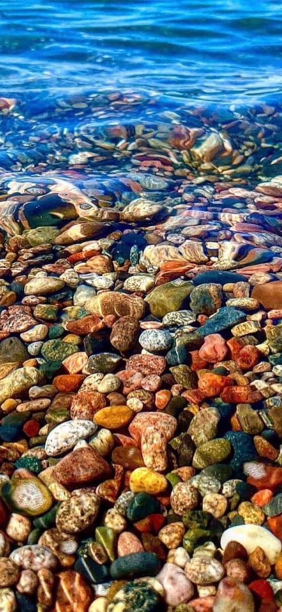 5 lbs Natural Aquarium Fish Tank Gravel, Pebbles color stones