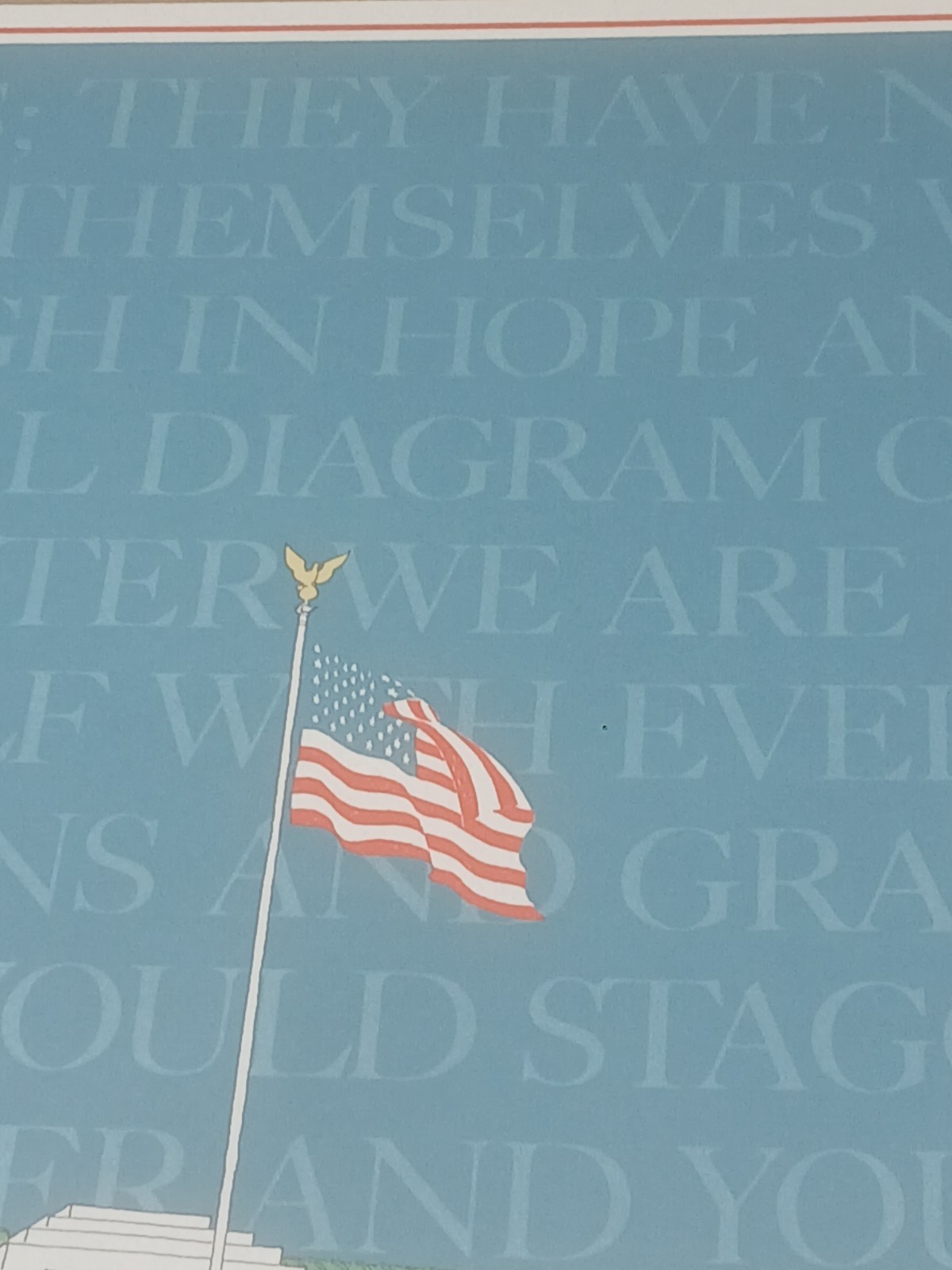 Union Station 1988 Print Carlos Diniz 1908 Print Washington D.C. 39 X 25 1/2