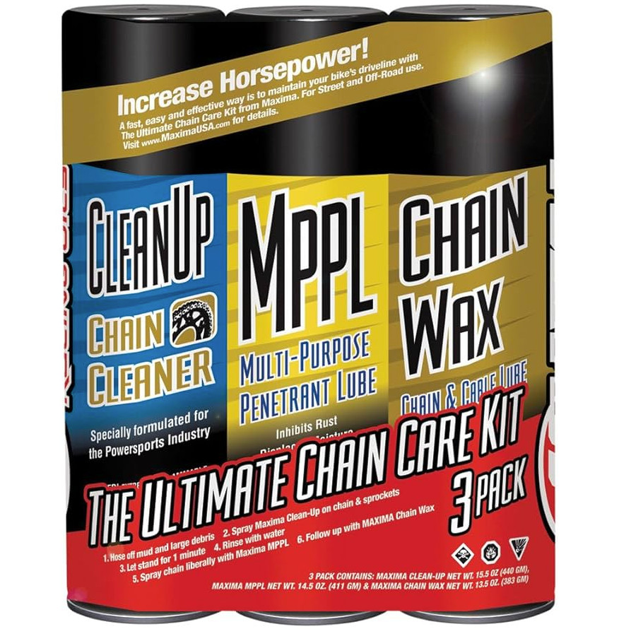 Maxima Chain Wax Ultimate Chain Care Kit