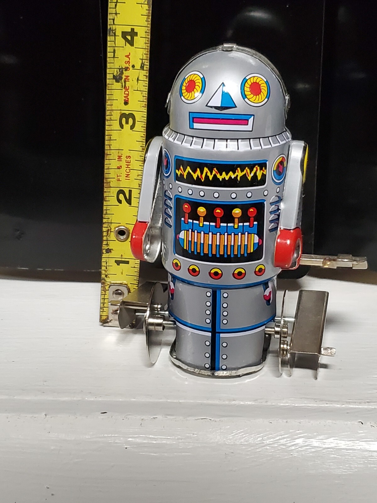 Schylling Robot 7 Tin Wind Up New in Box Vintage - New in Box