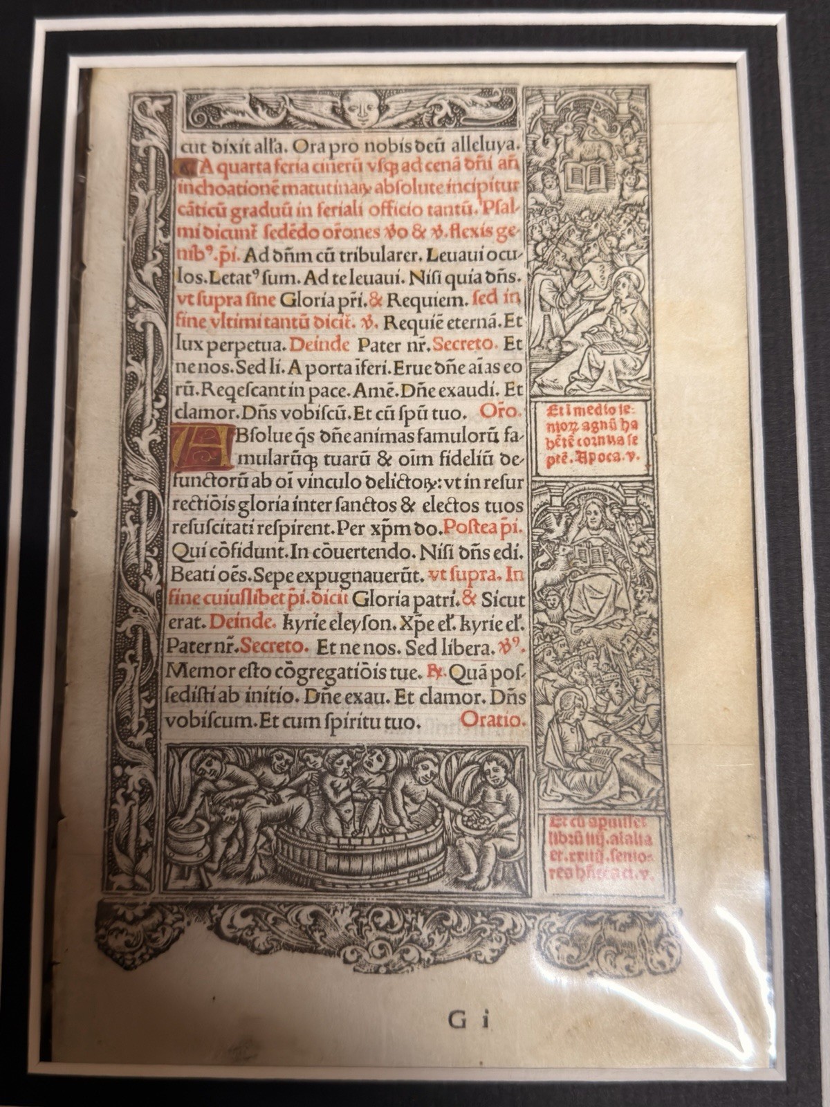 1523 Book Of Hours Illuminated On Vellum Medieval Manuscript - 6.5” X 4.5”