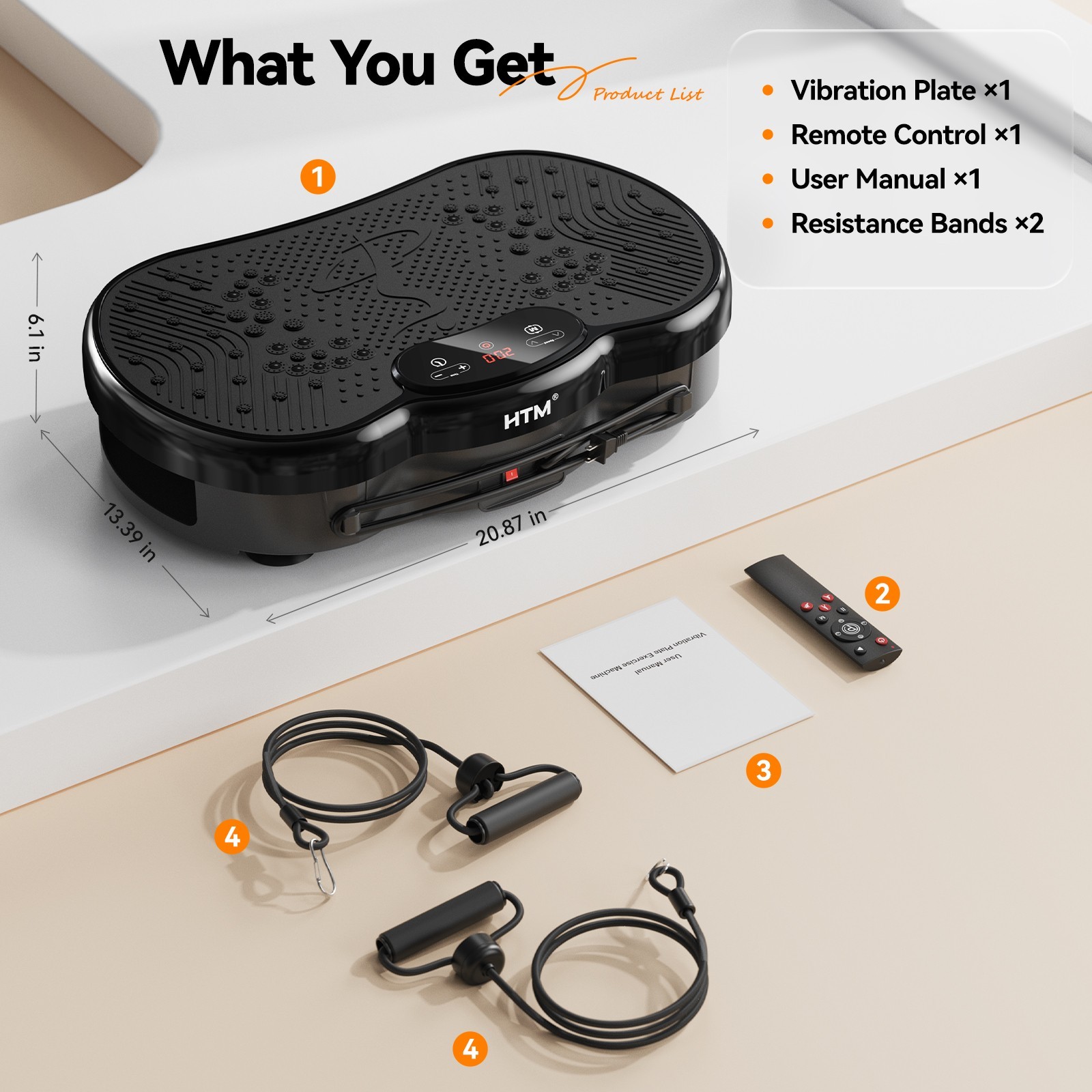 Vibration Plate Exercise Machine VibratE Fitness Platform For Lymphatic Drainage