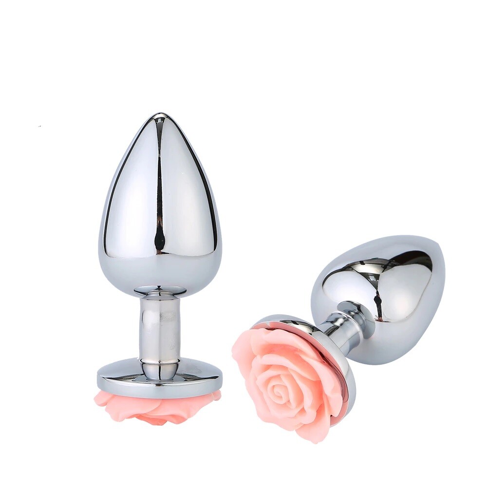 Anal Butt Plug FLOWER Colored ButtPlug Sex Toy Dildo For Men Women Beginner