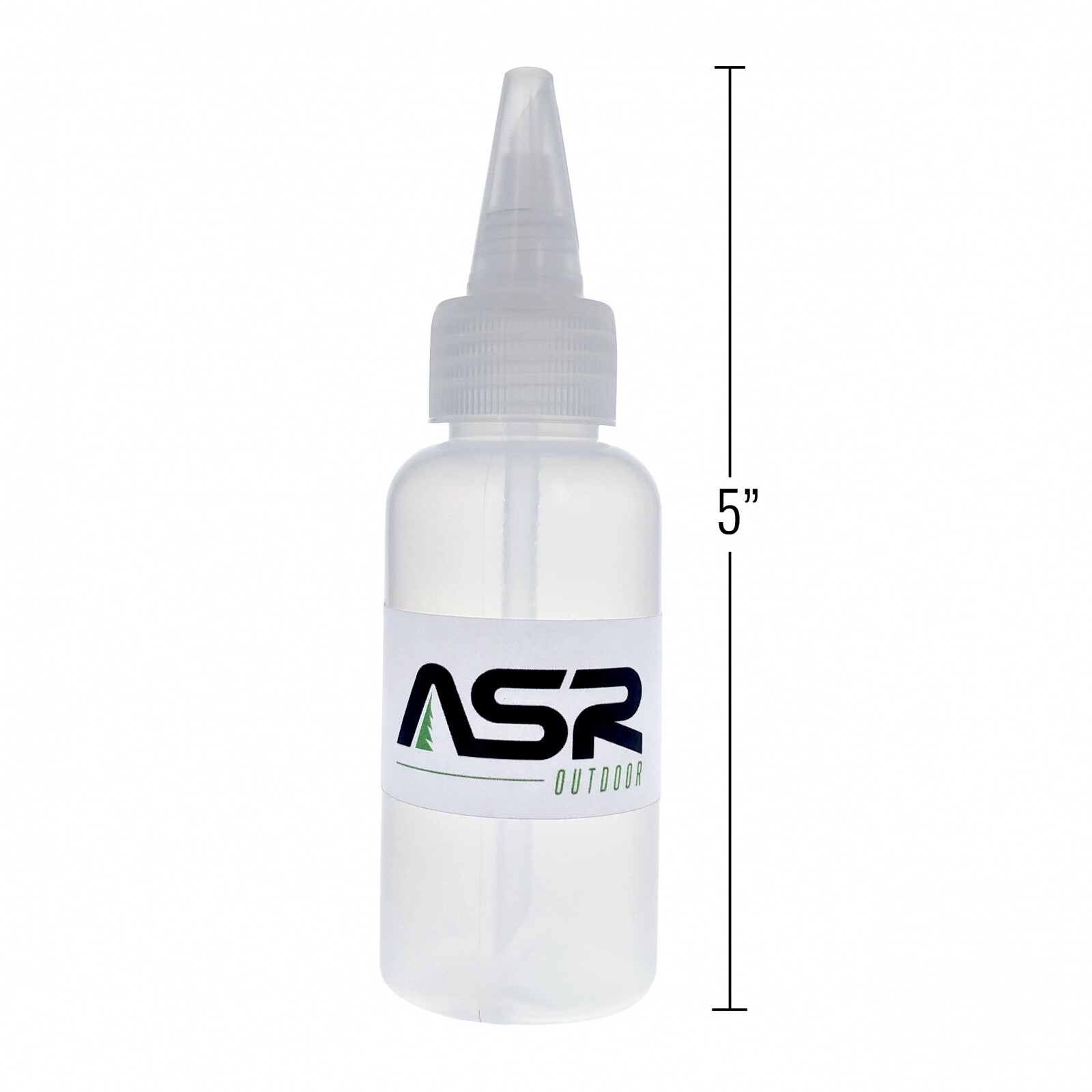ASR Outdoor 5" Plastic Heavy Duty Gold Snifter Bottle w/ Nozzle (Various Packs)
