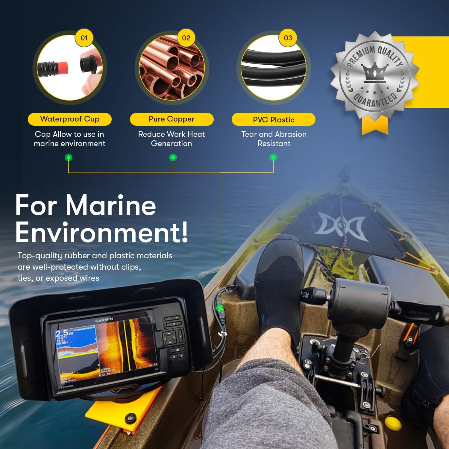 010-12199-04 Power/Data Cable 4-Pin For Garmin Striker VIVID 4cv 5cv 7cv 7sv 9sv