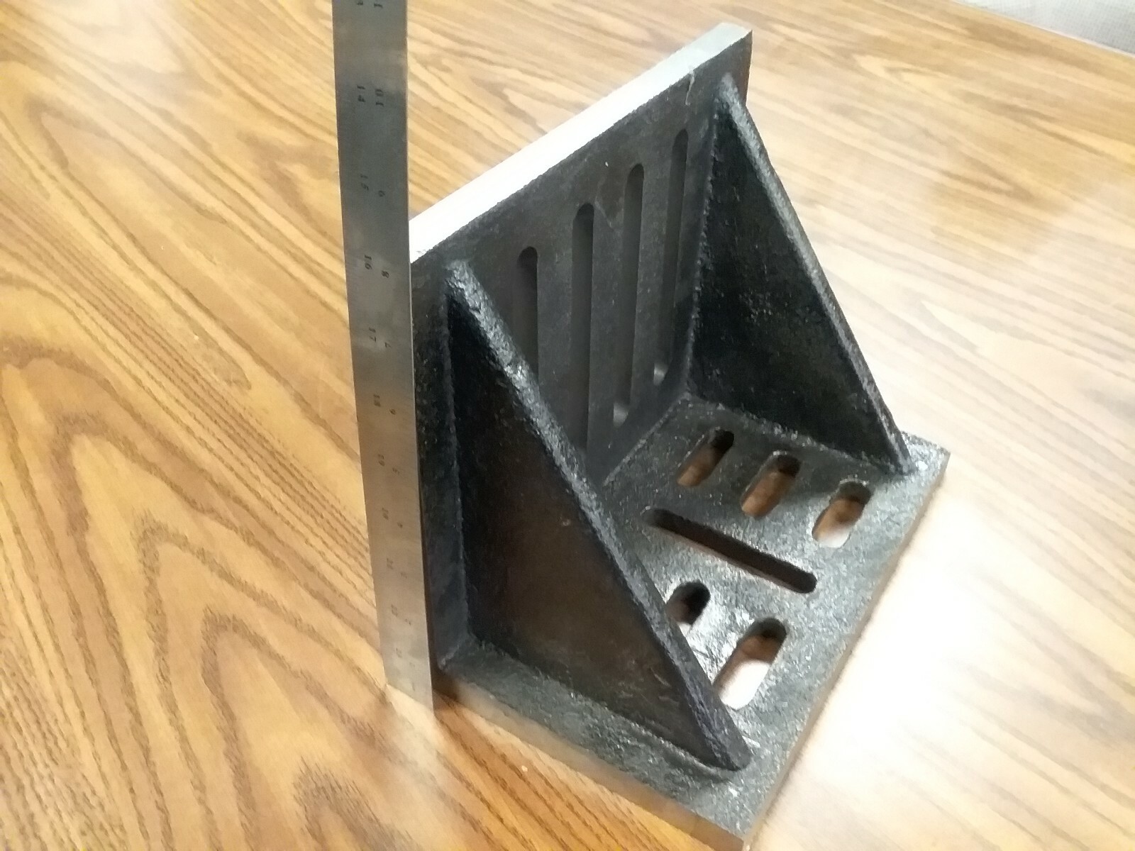 Slotted Angle Plate webbed End 10x8x6" high tensil accurate ground SAPW-1086-new