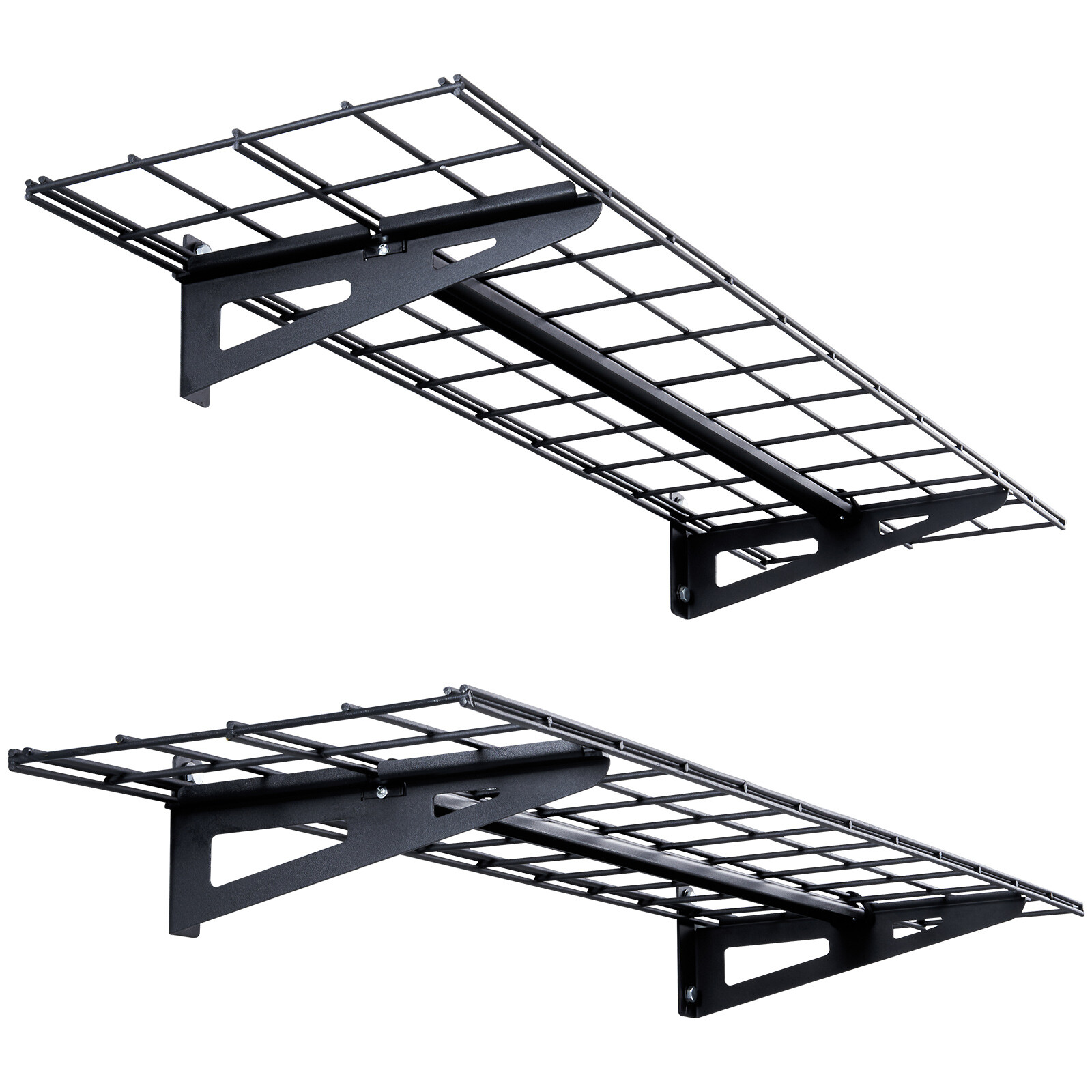VEVOR 2PCS 4x1 ft Garage Storage Rack Shelving Heavy Duty Wall Mounted Shelving