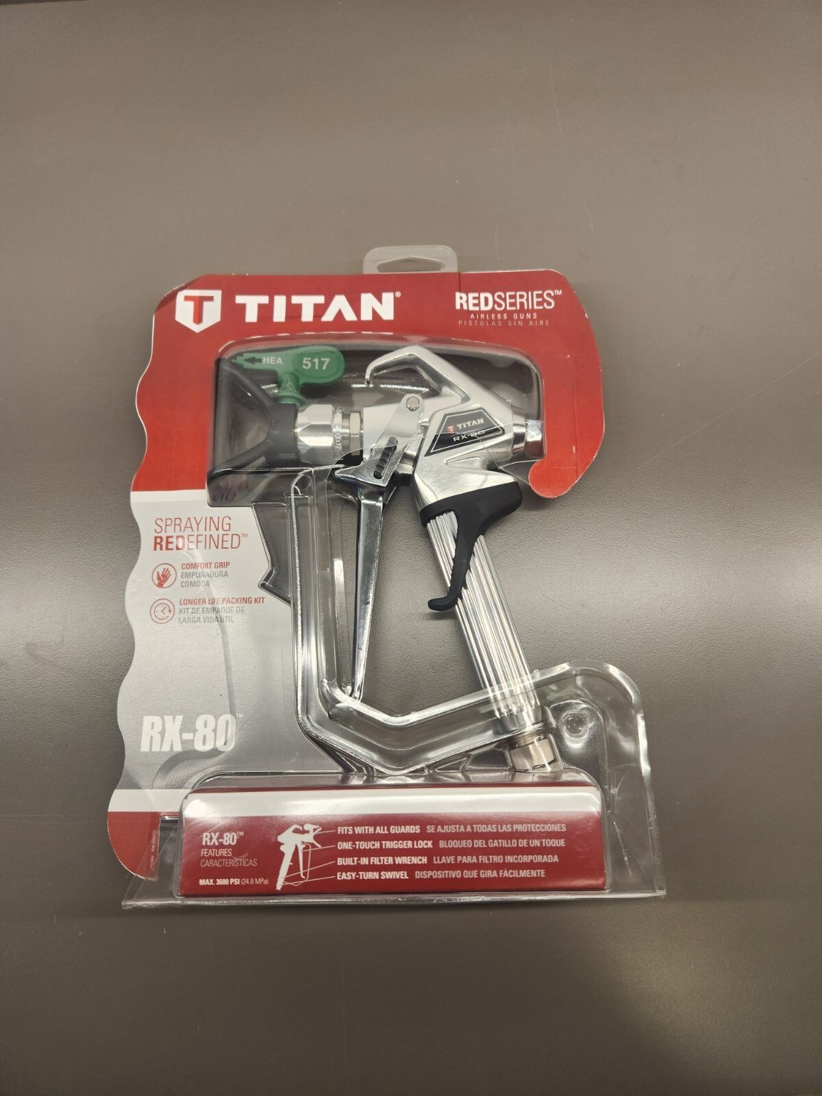 Titan Airless Paint Spray Gun RX-80 Gun 0538005