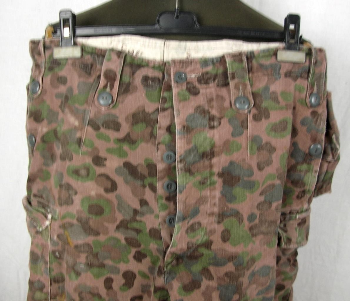 VINTAGE HBA 1972 Austrian AUSTRIA ARMY M57 Pea Dot CAMO FIELD TROUSERS